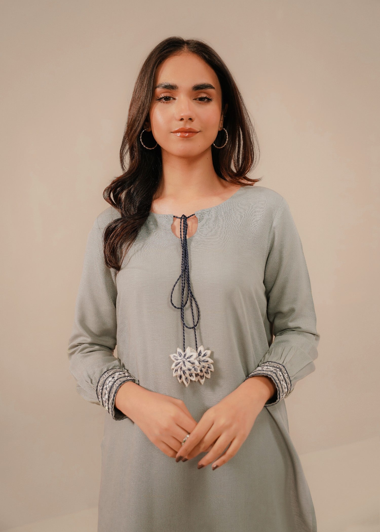 silk karandi Co Ord Sets in Light grey