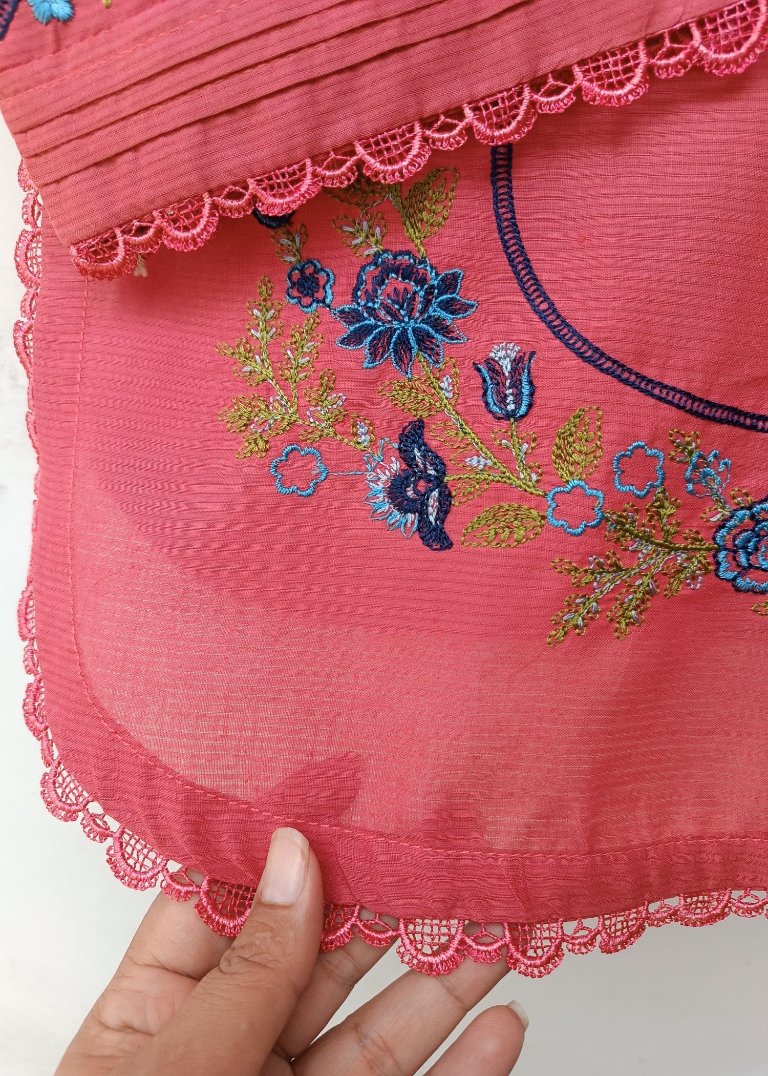 cotton Co Ord Sets in Strawberry pink