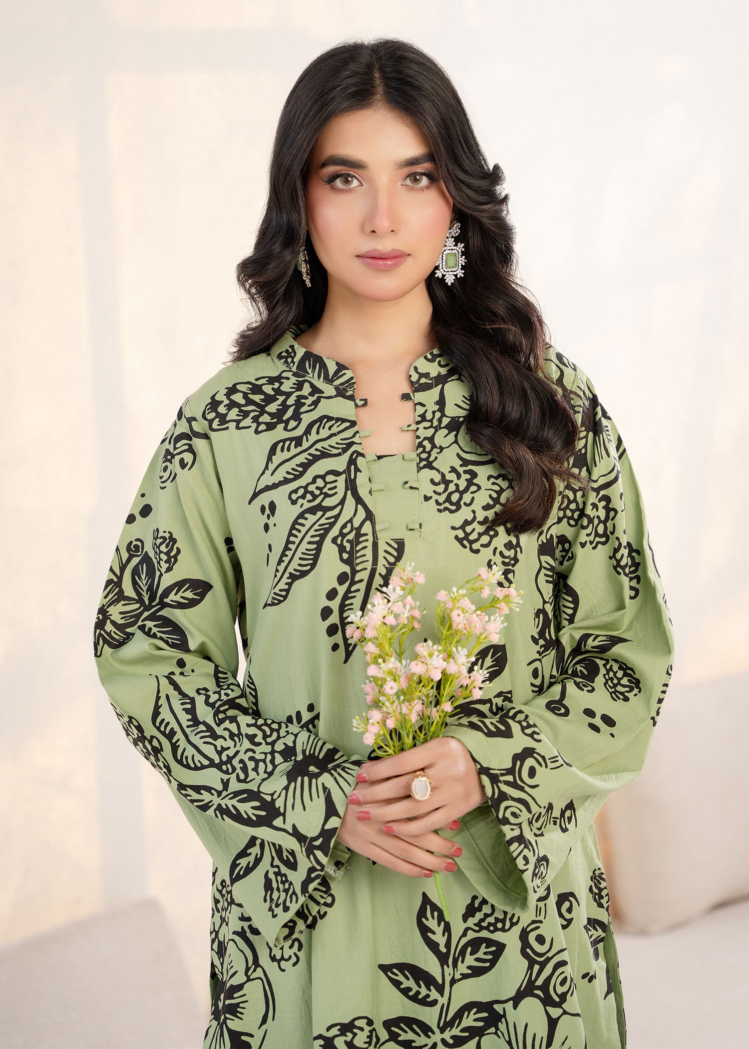 wool viscose Co Ord Sets in Pistachio green