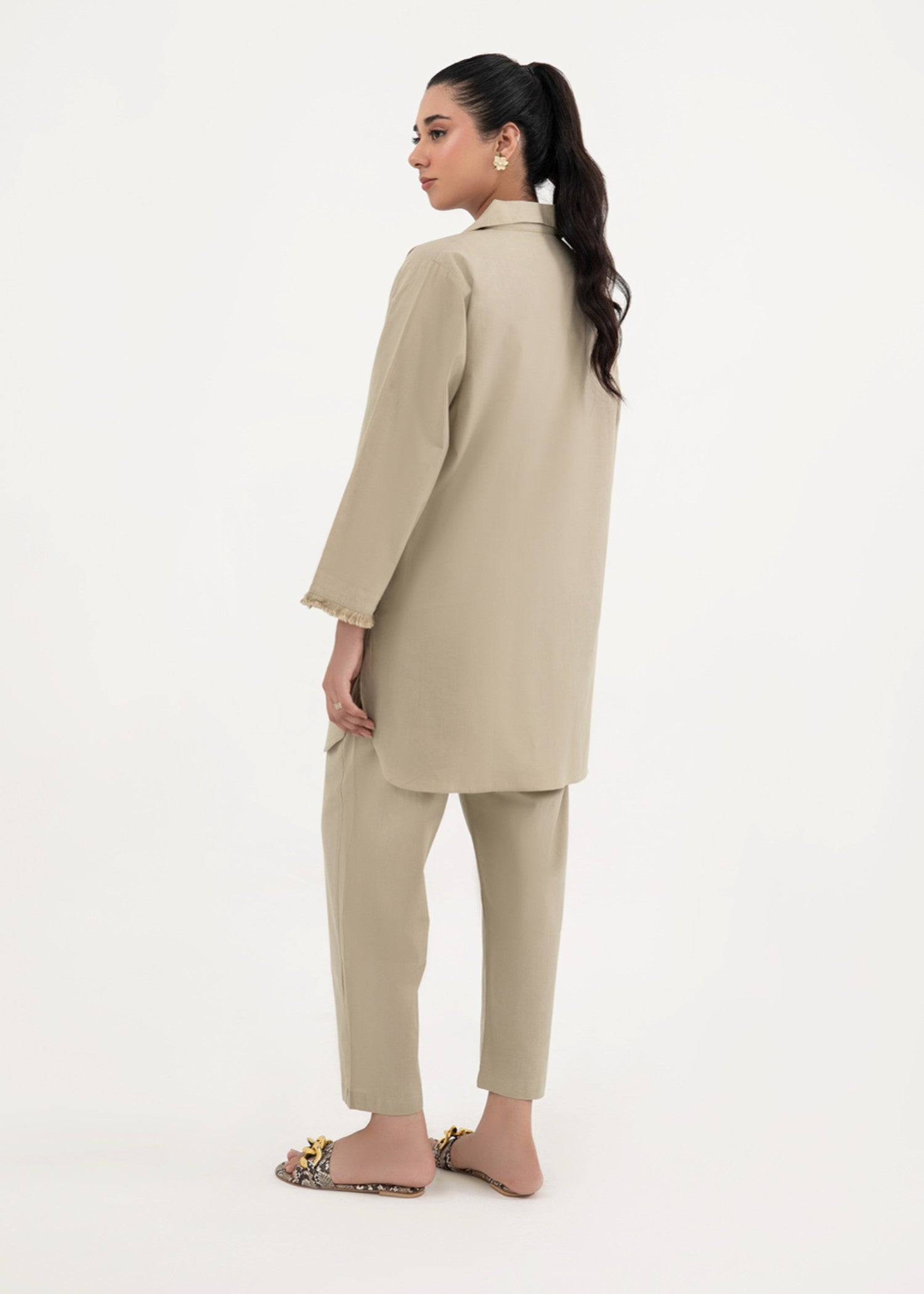 polycotton Co ord Sets in Beige
