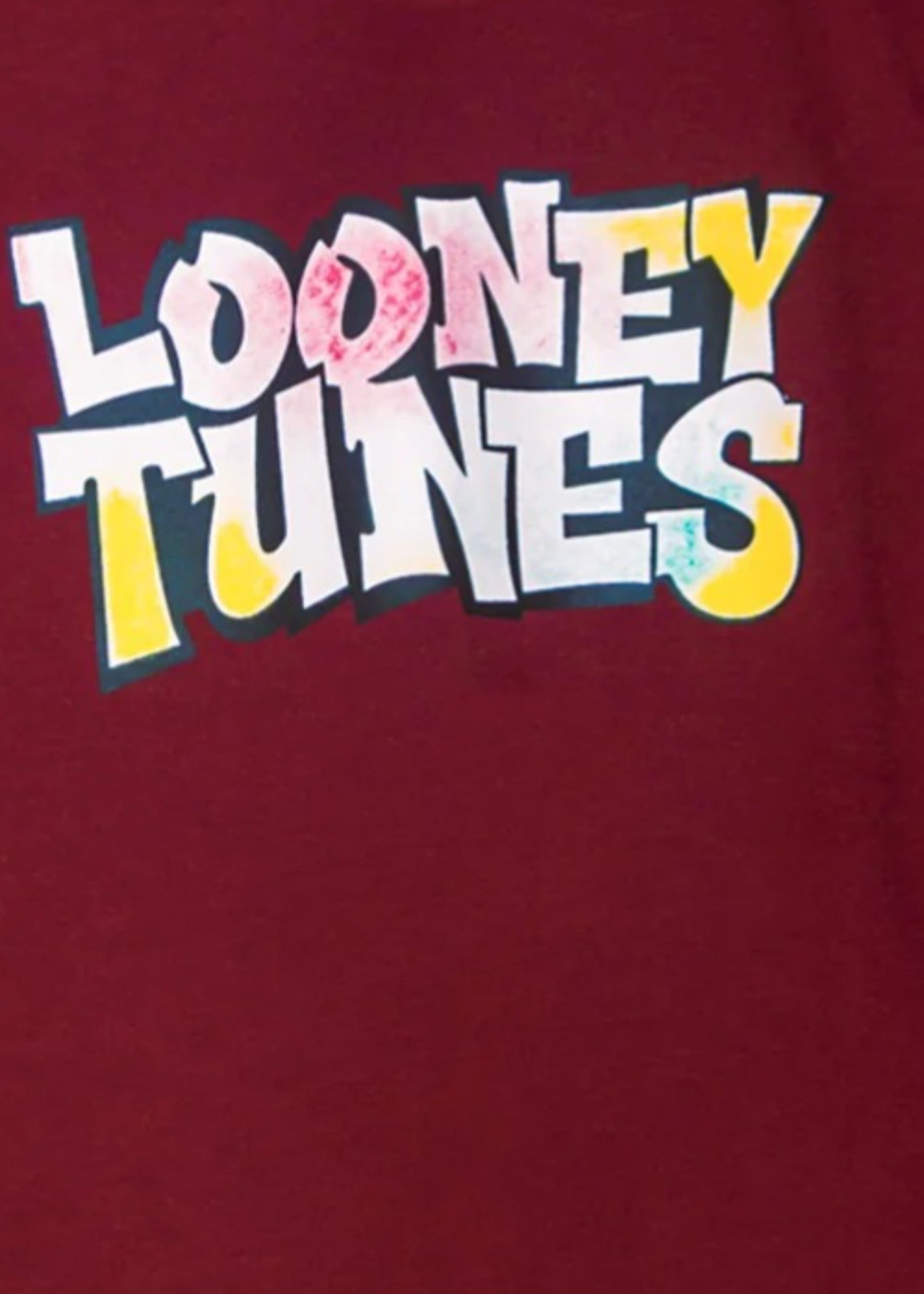 single jersey knit T Shirt in Maroon