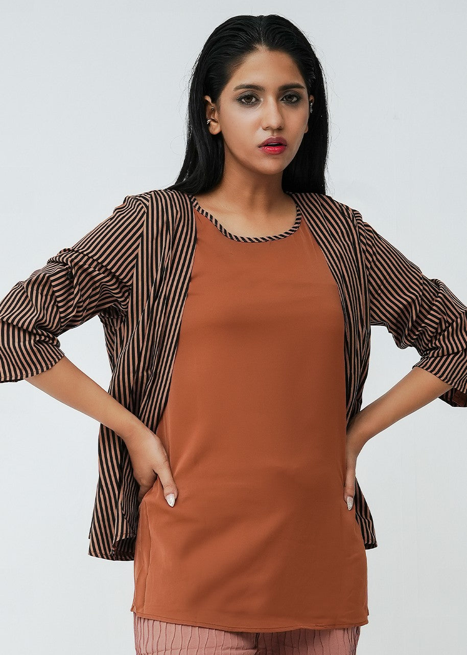 viscose Cardigan in Multi