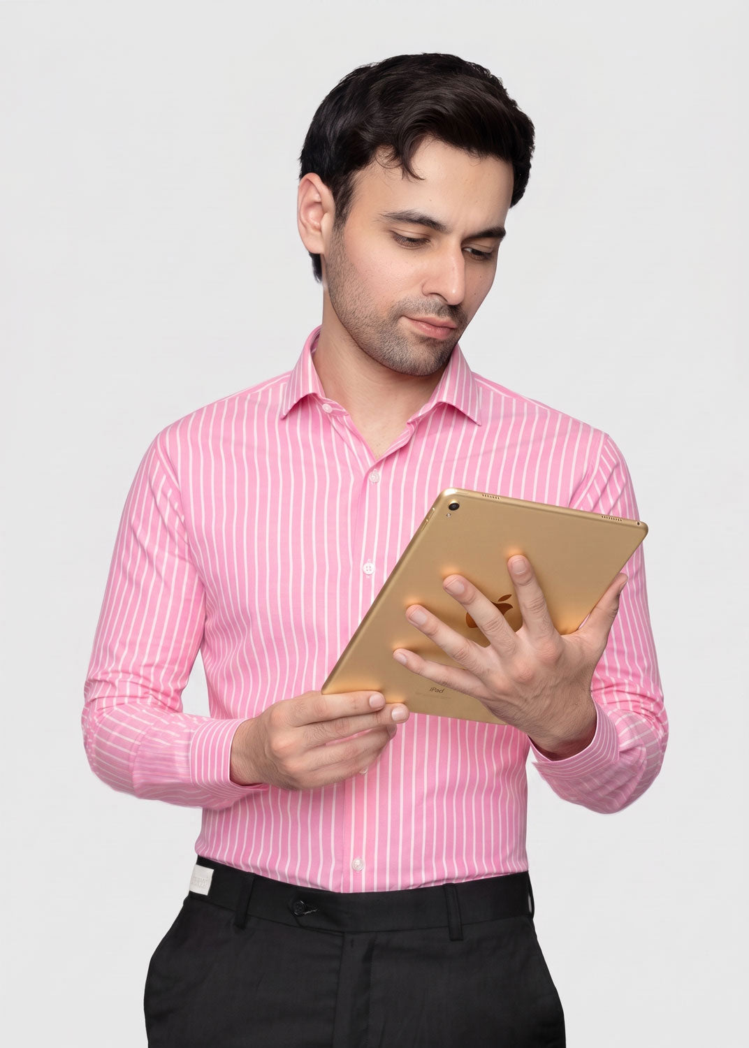 cotton Formal Shirt in Pink