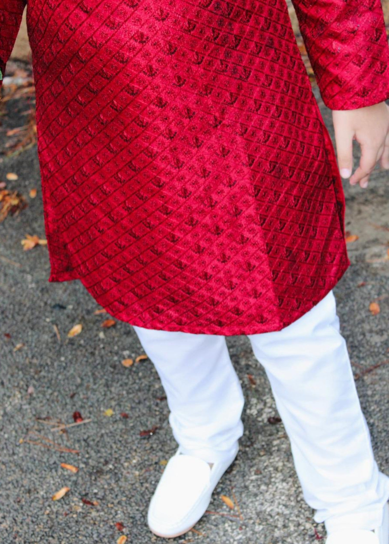 masuri Kurta in Spicy red