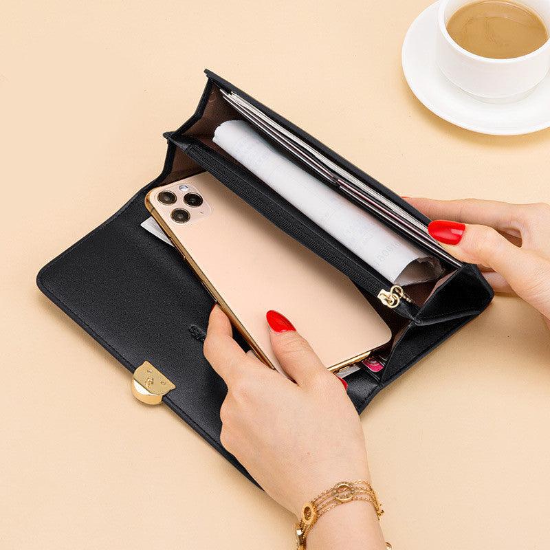Women's Wallet Long Genuine Leather Large Capacity