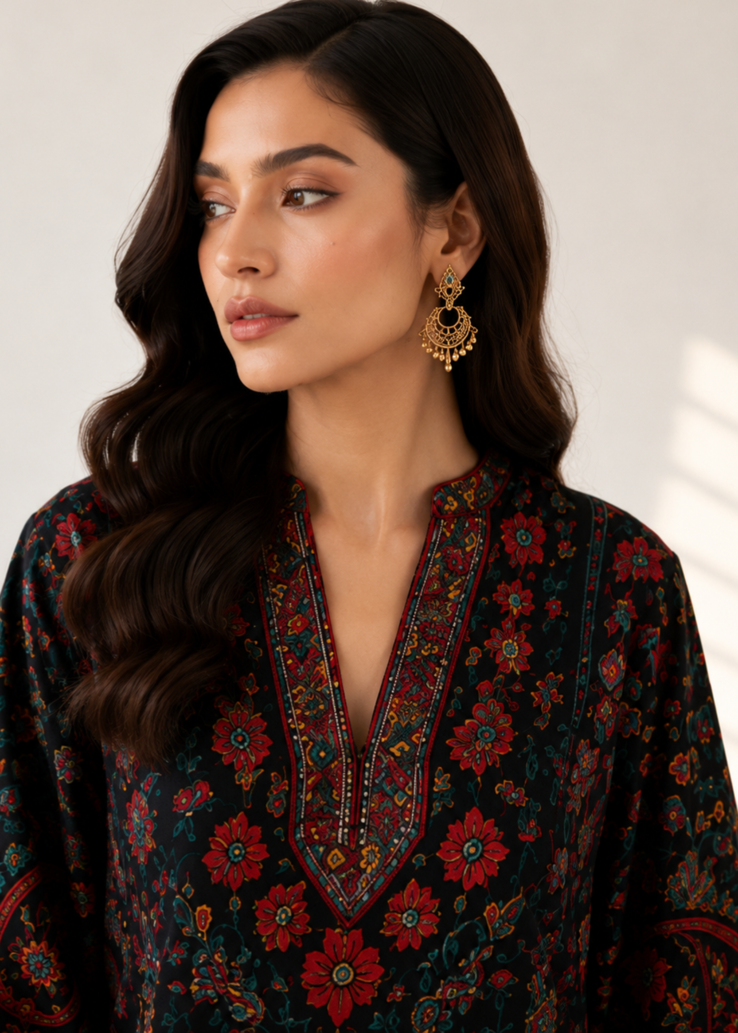 grip Kaftan in Multi