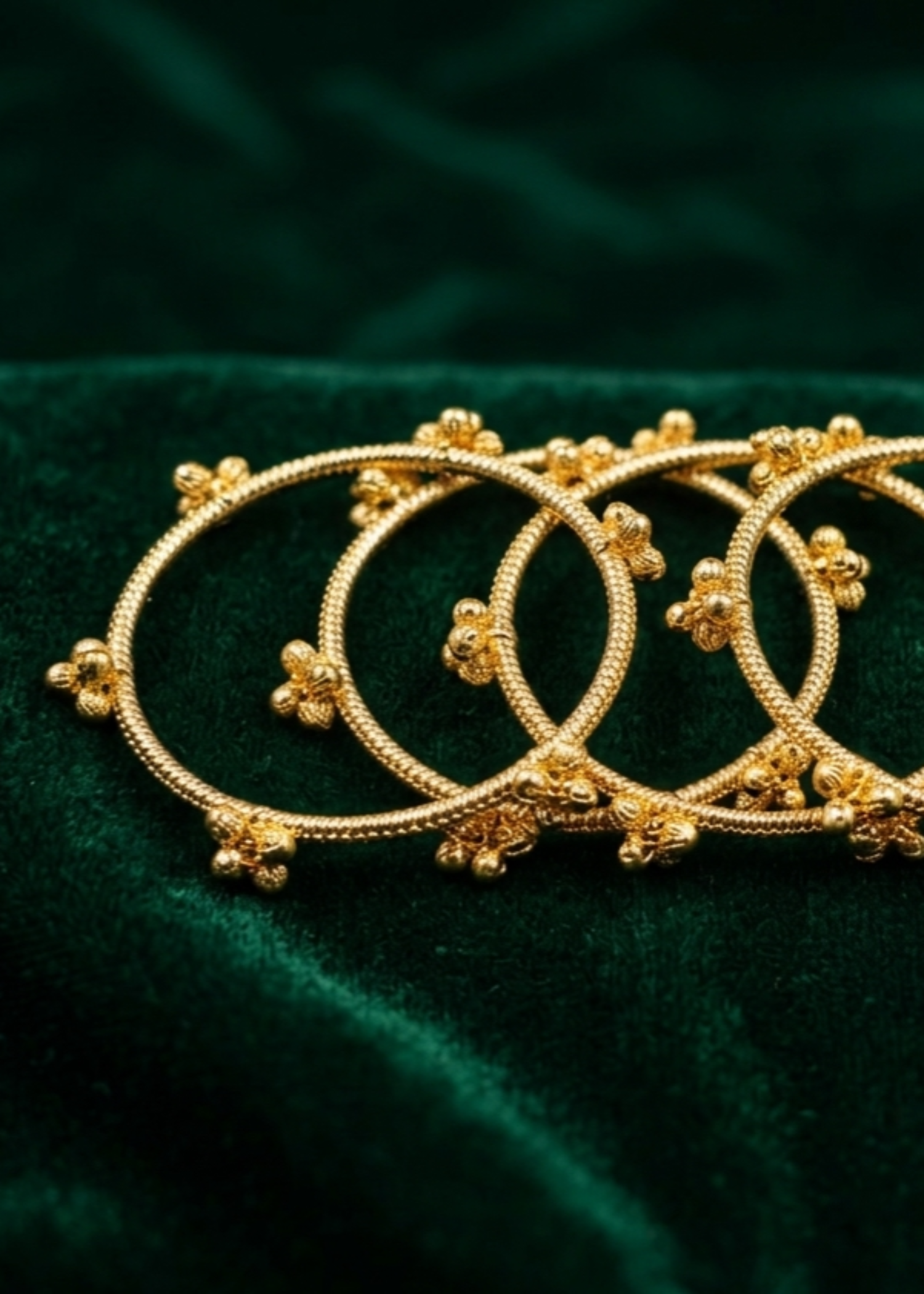 Bangles in Gold Color by - Trendy Women Bangles RDL7788