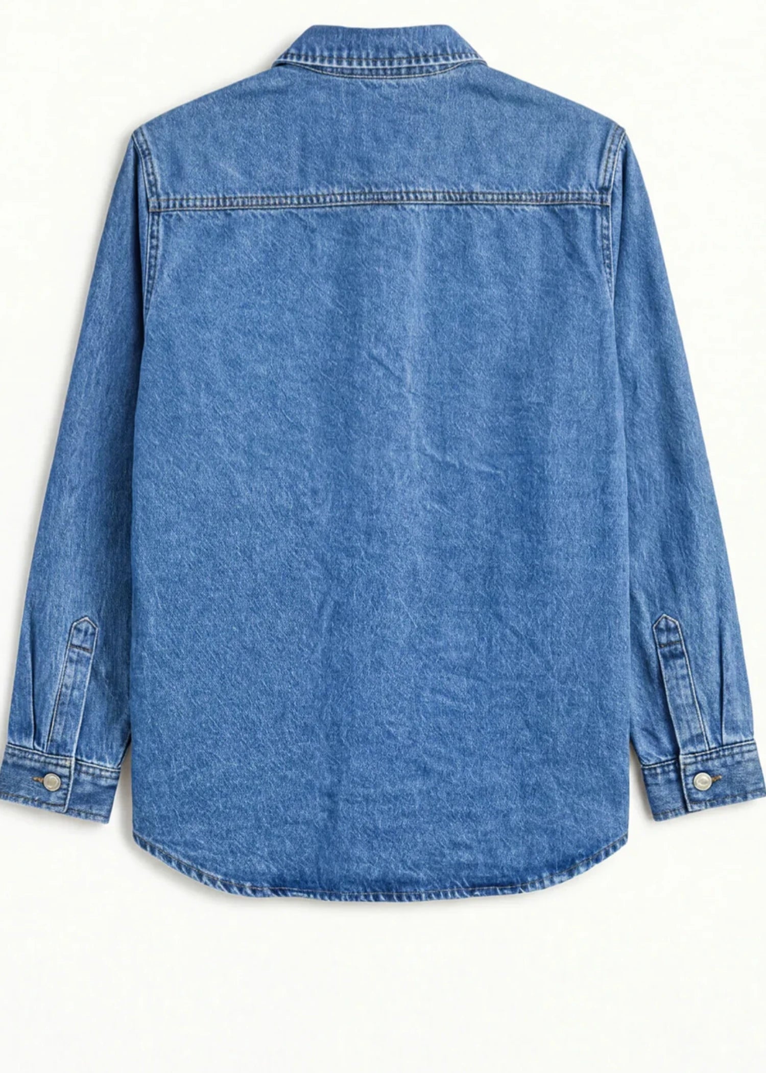 denim Casual Shirt in Blue