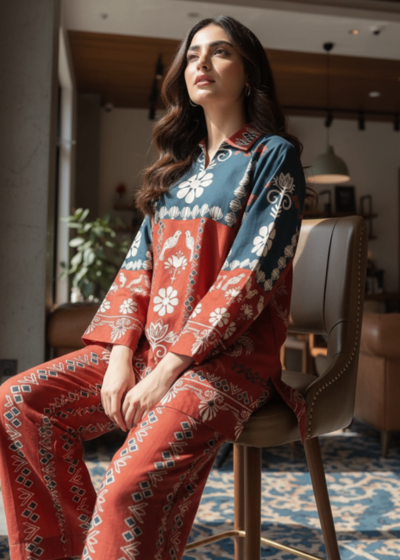cambric Co Ord Sets in Rosewood