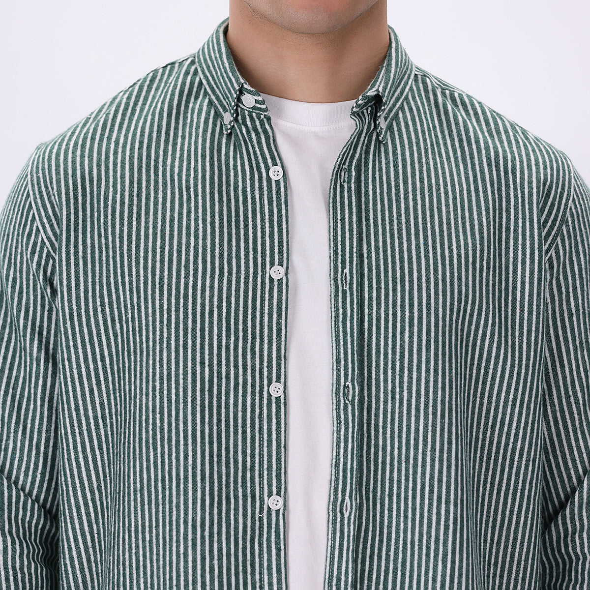 polycotton Formal Shirt in Green
