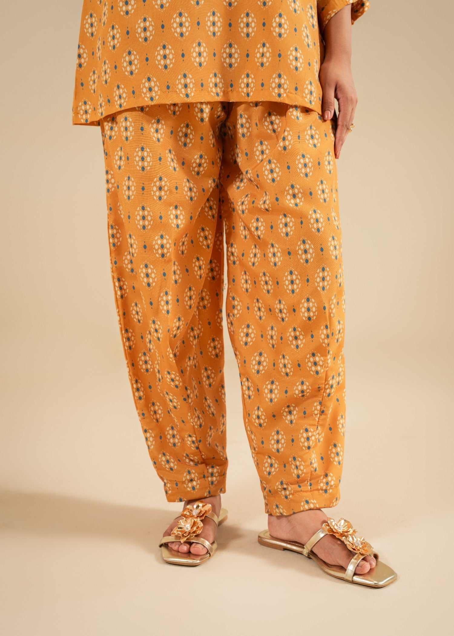 korean raw silk Co ord Sets in Mustard