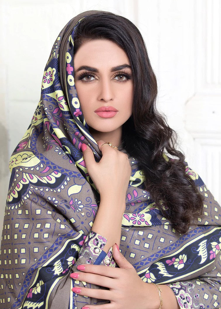 khaddar Unstitched in Graphite