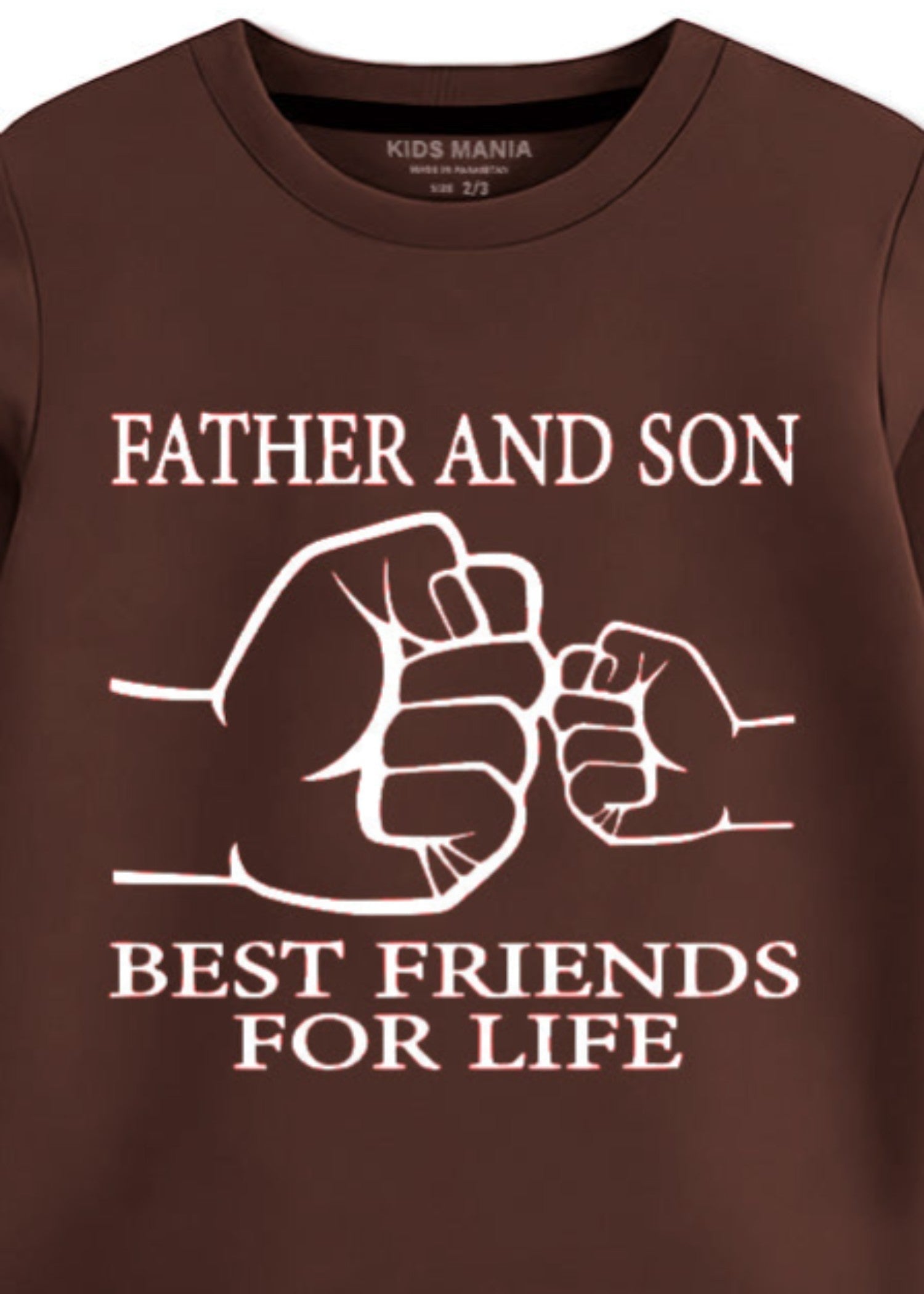 fleece Sweatshirt in Dark brown