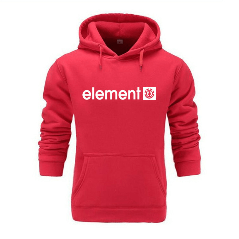 Printed Sports Hooded Pullover Casual Men'S Sweater