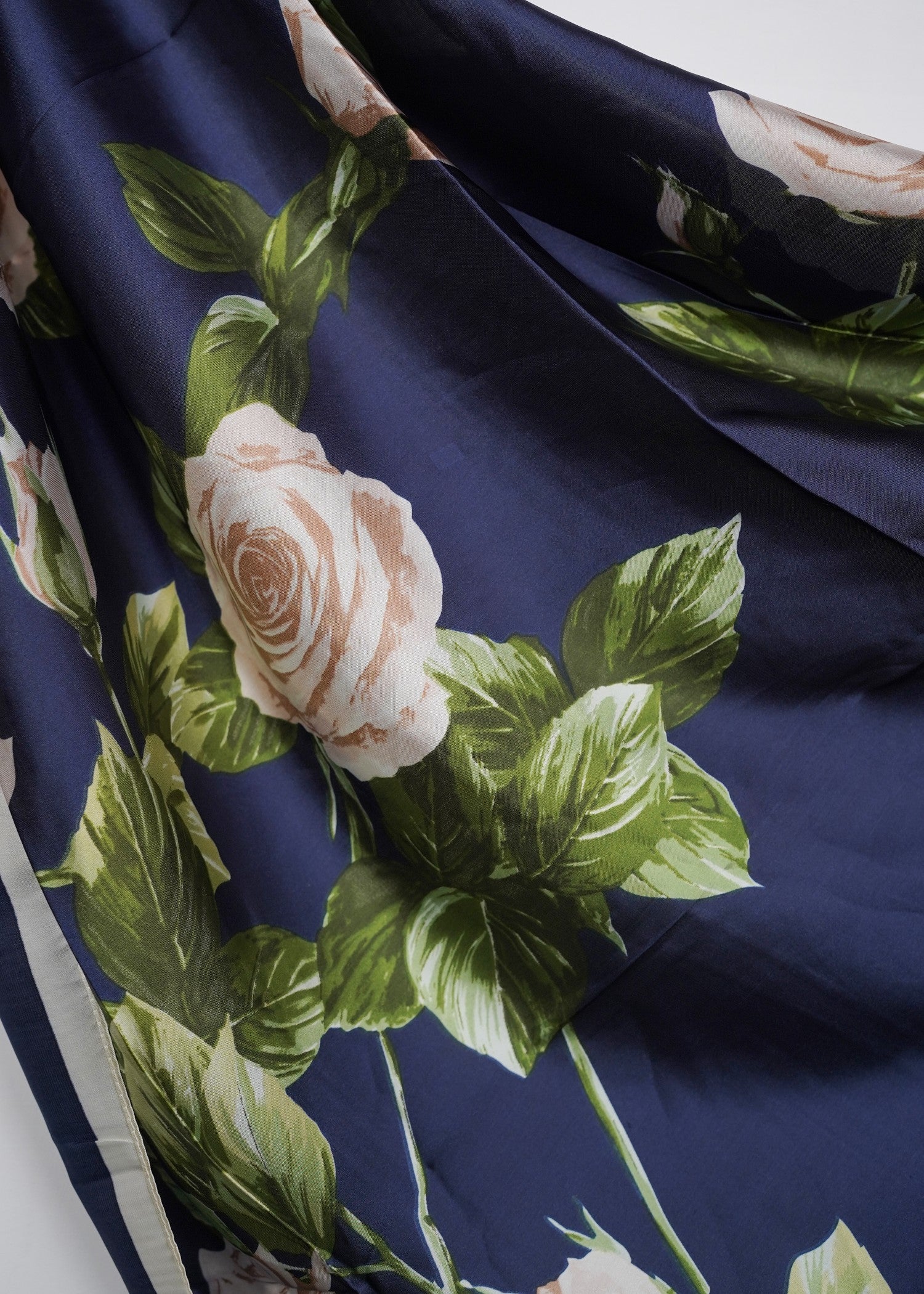 silk Hijab in Navy blue