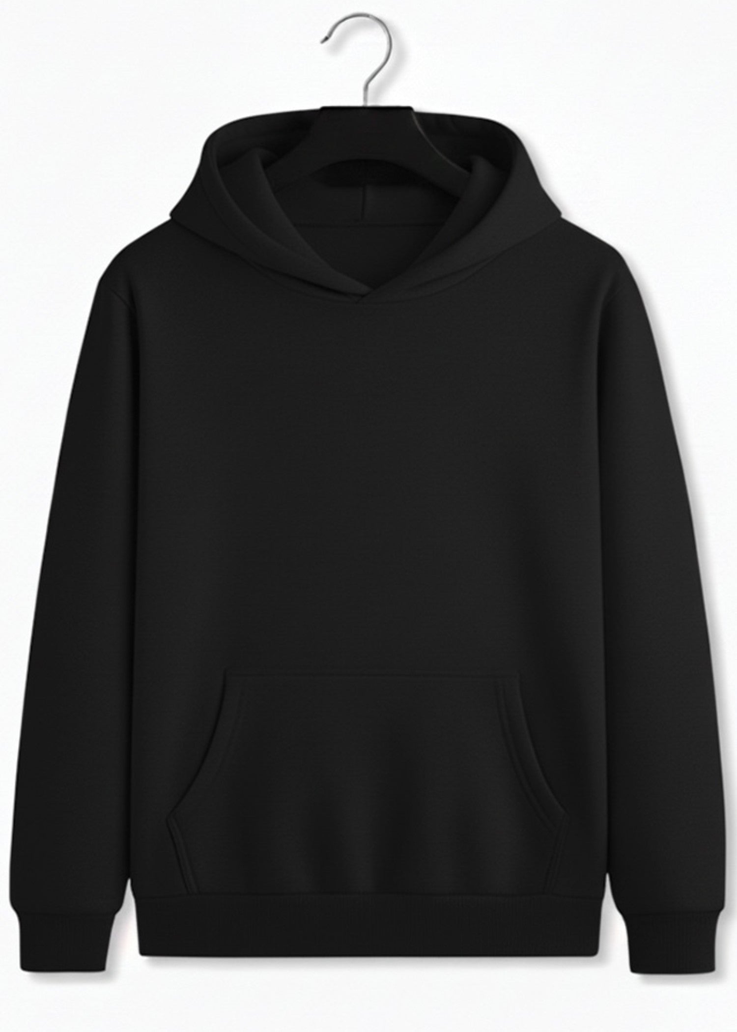 fleece Hoodie in Black by Topco.Pk