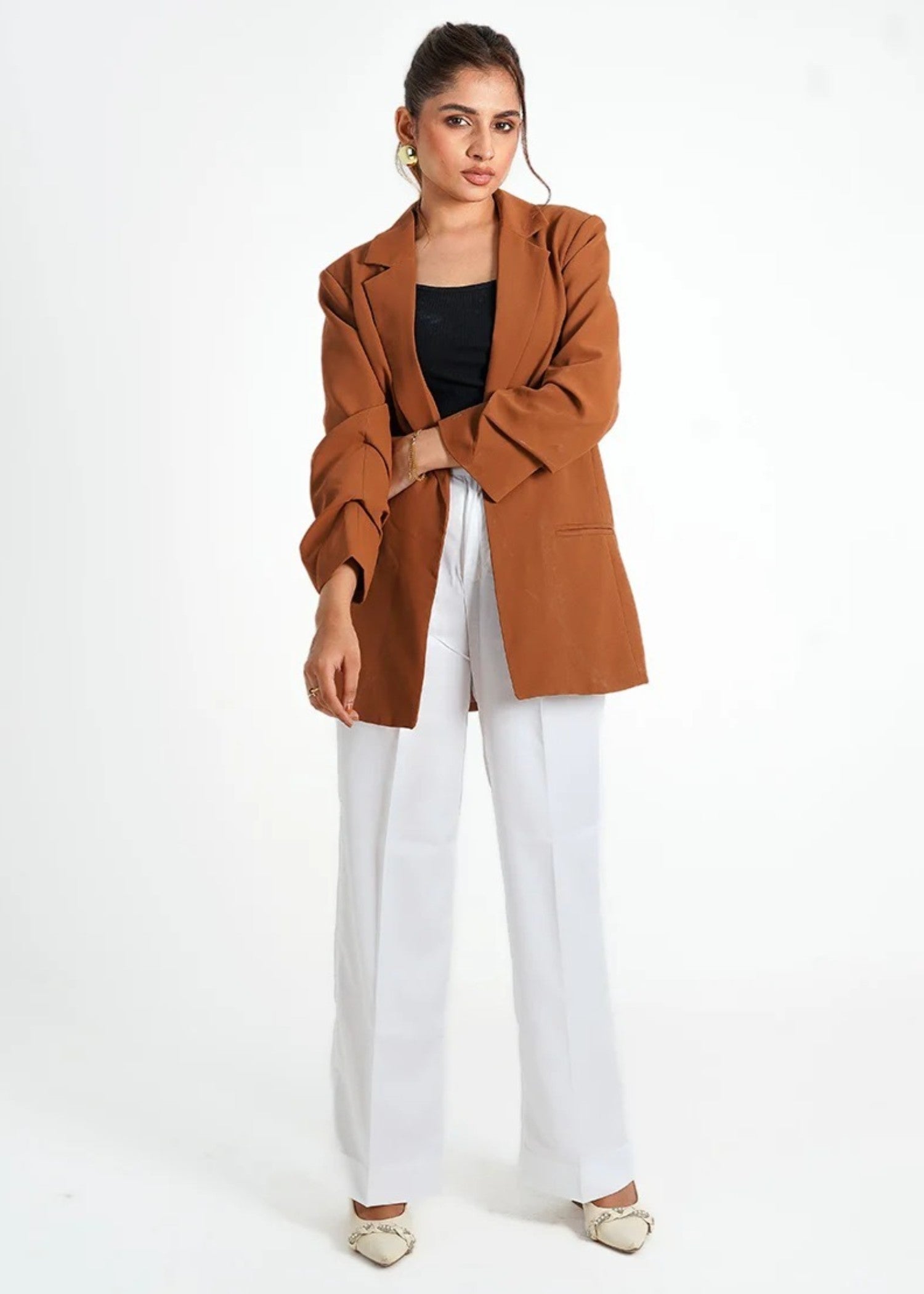 polycotton Pants in White