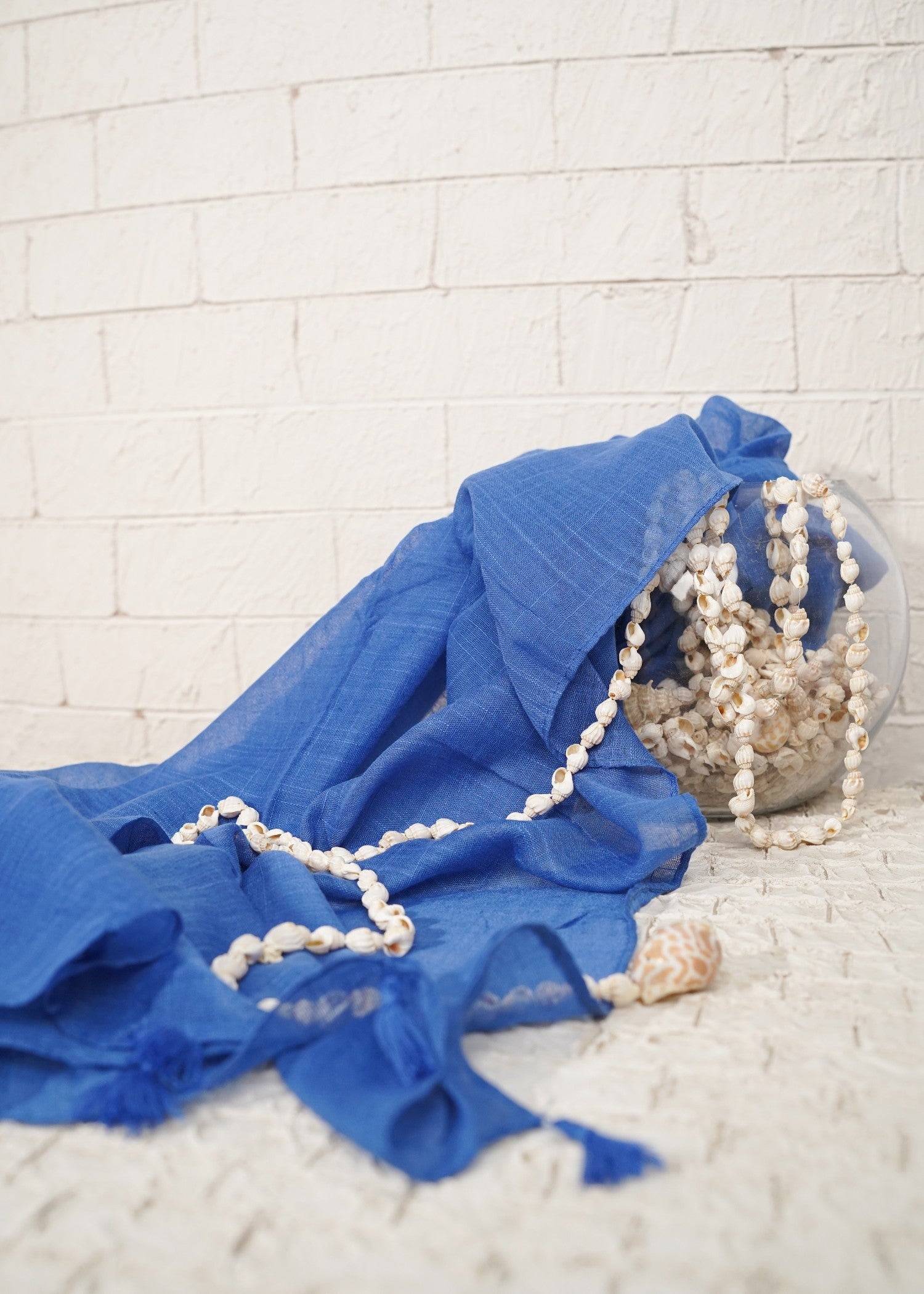 lawn Hijab in Blue