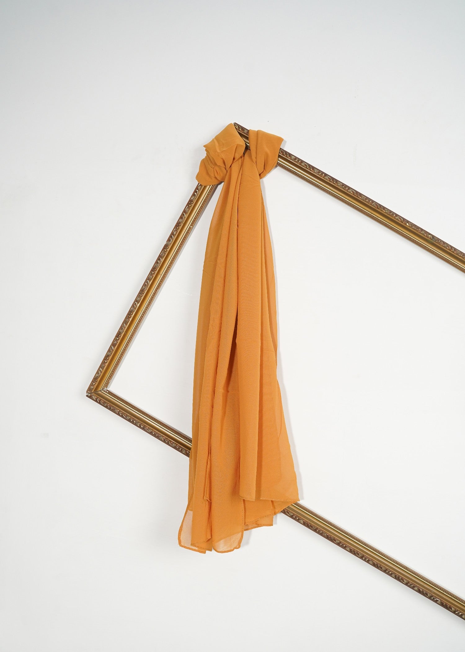 chiffon Hijab in Mari gold