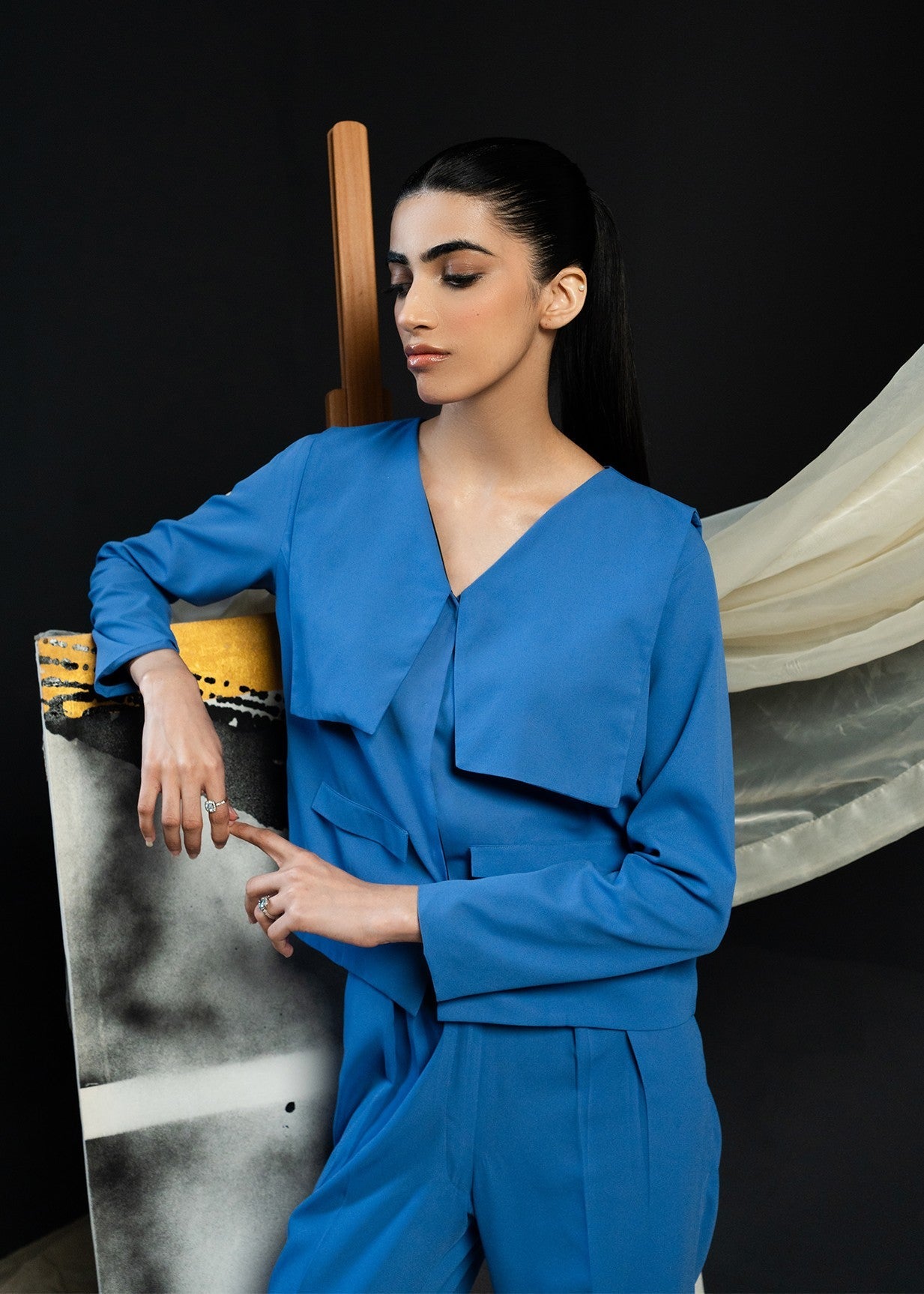 georgette Co Ord Sets in Blue