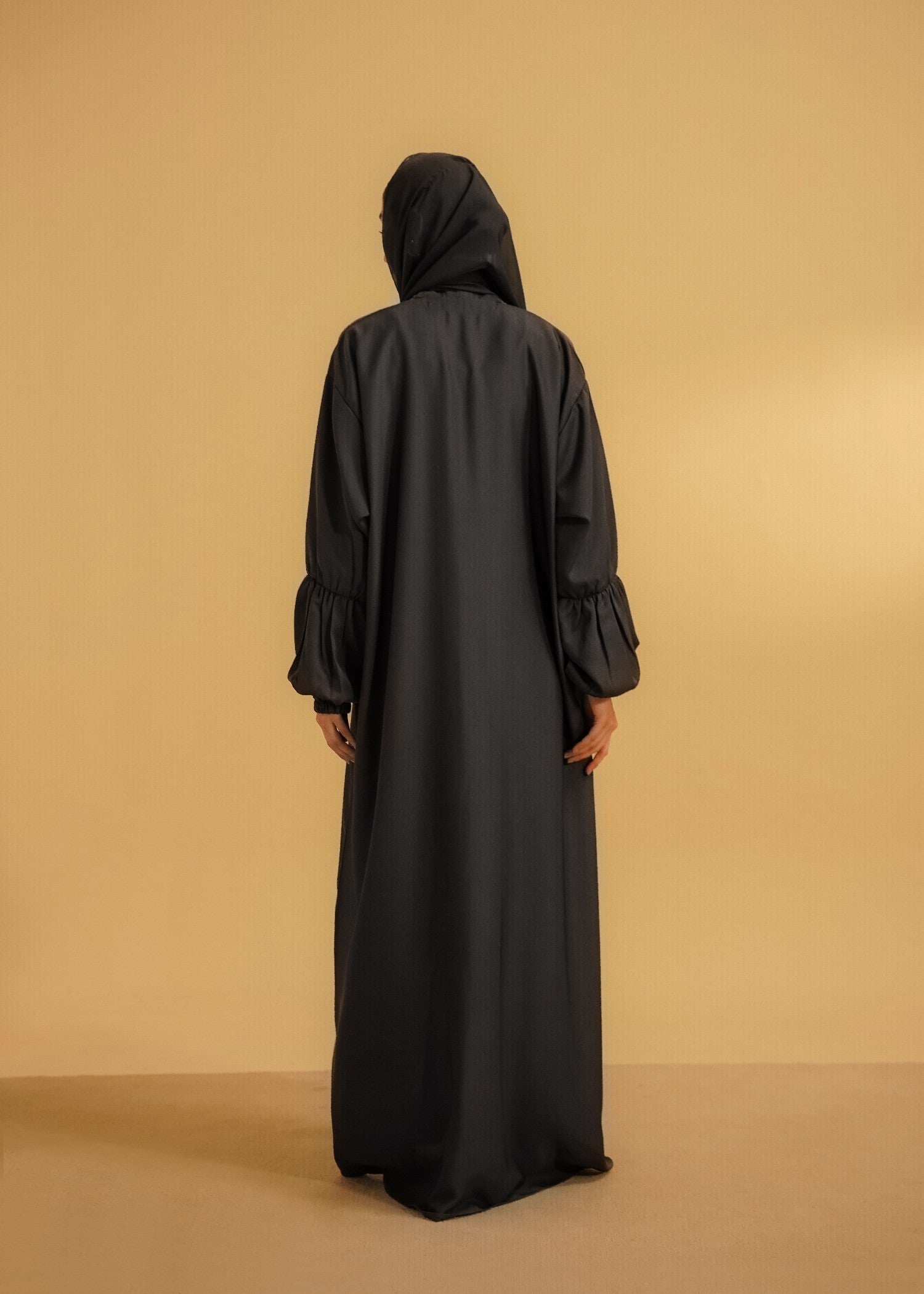 nidha Abaya in Graphite