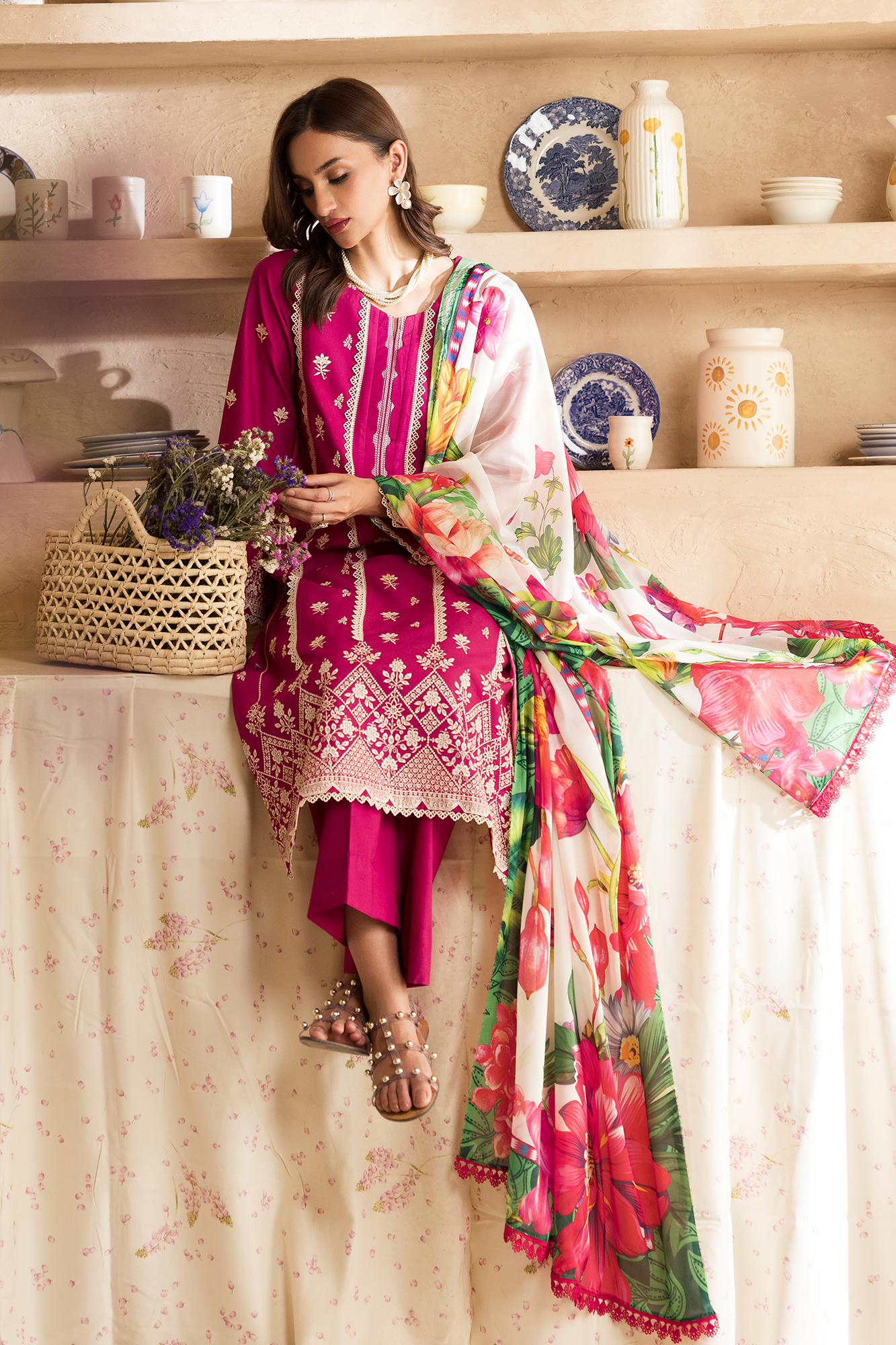 Nissa Chikankari Lawn – N-09