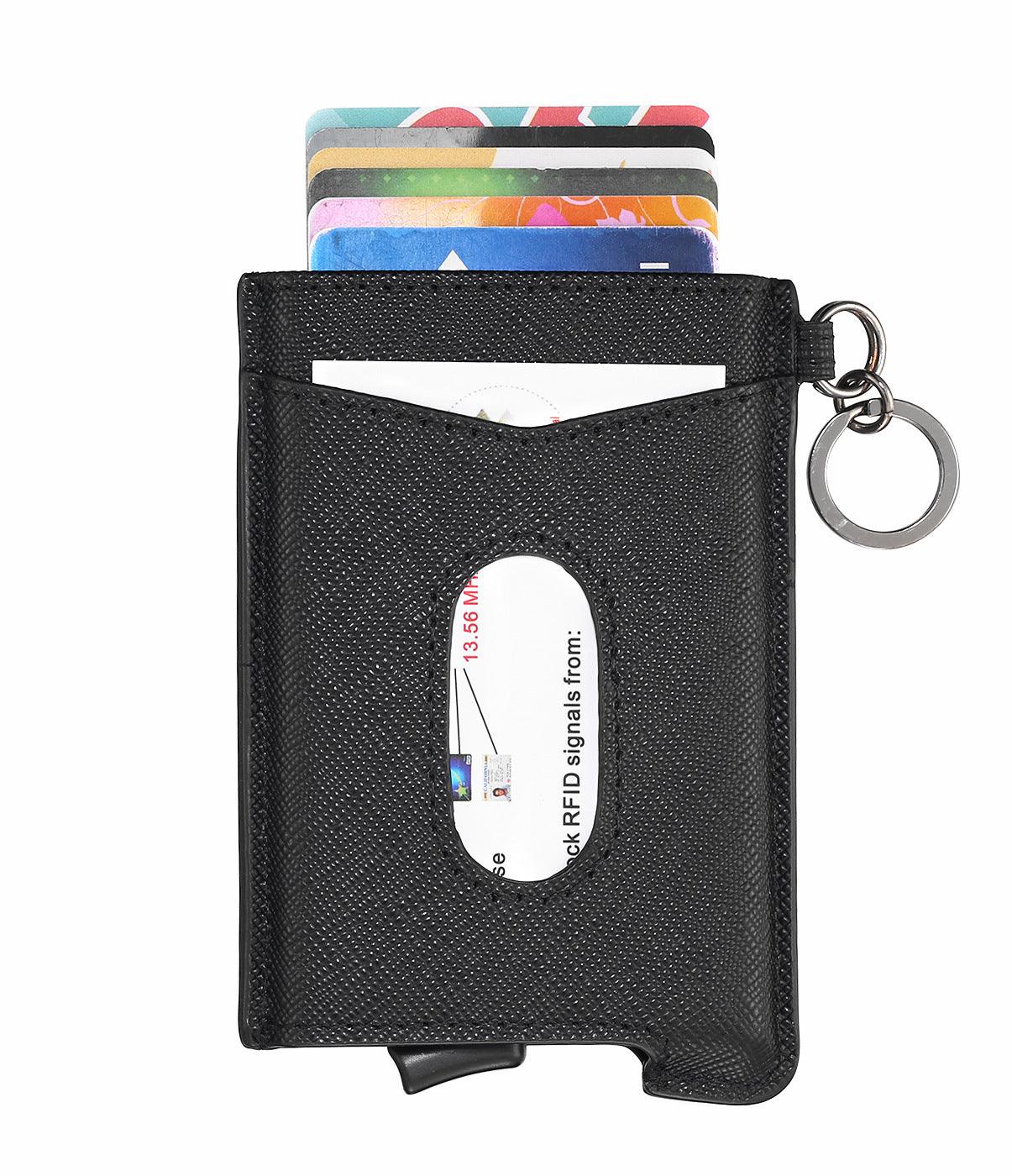 Leather elastic band test card package