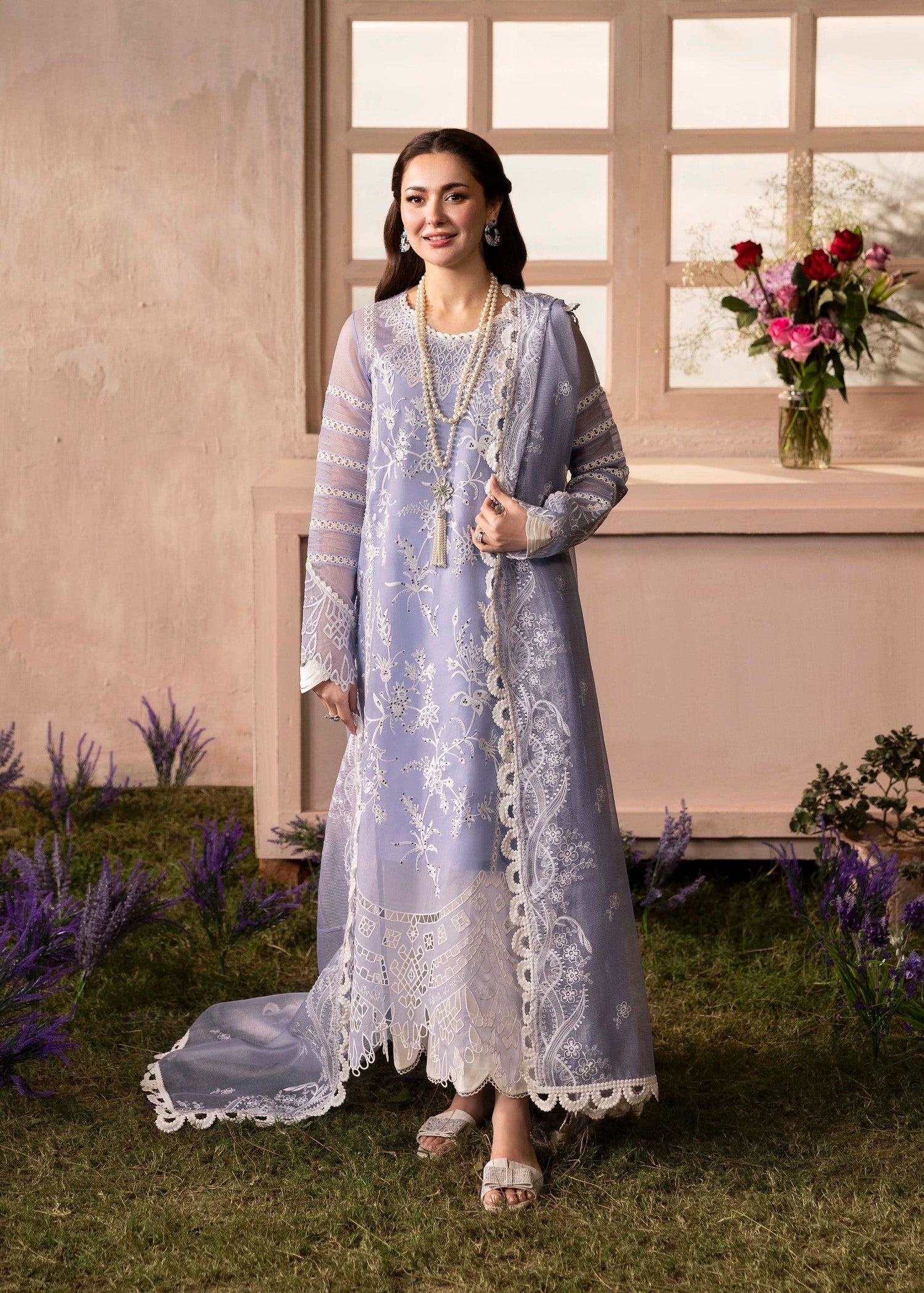 voile Unstitched in Lilac