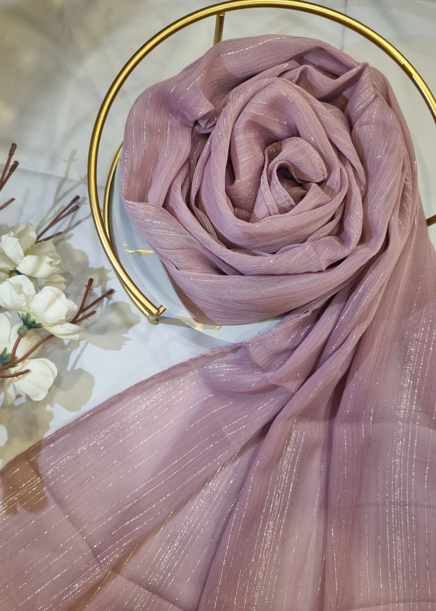chiffon Hijab in Lilac