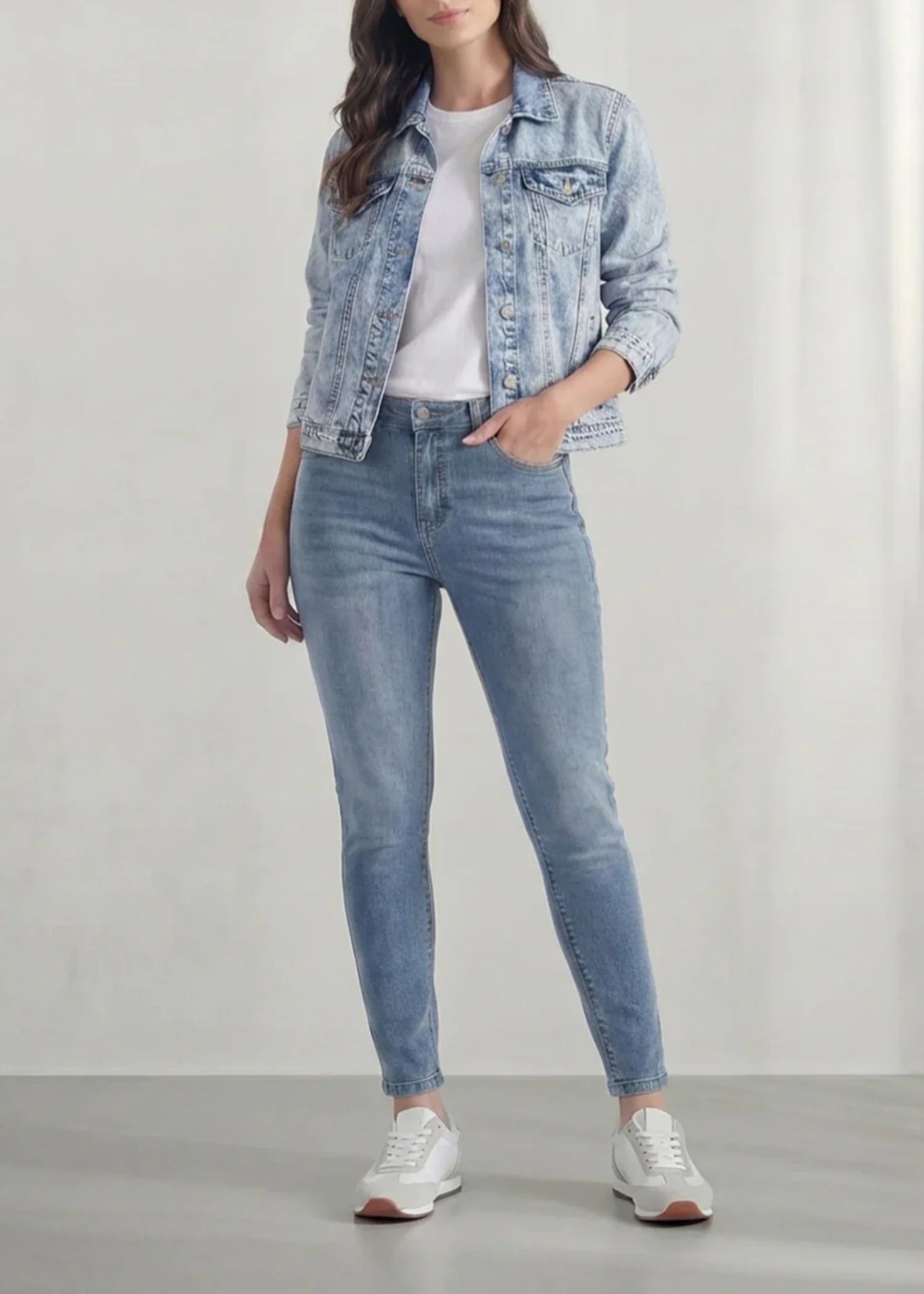 cotton Jacket in Denim