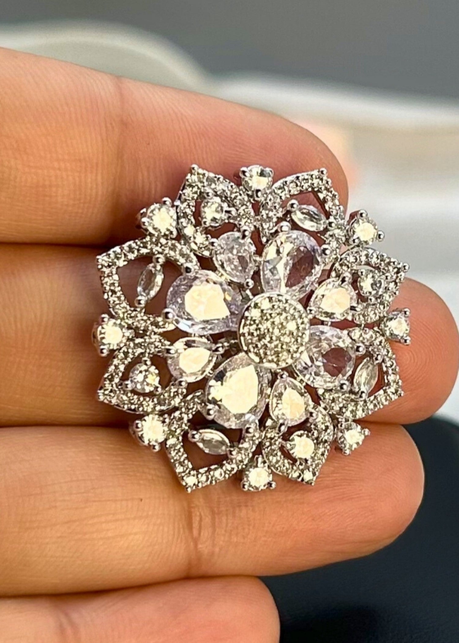 Ring in White Color by - Trendy Women Ring FVW7470