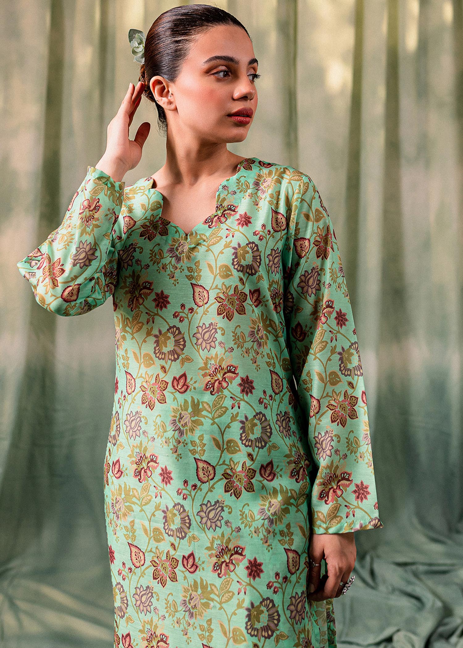 cotton Co Ord Sets in Apple green