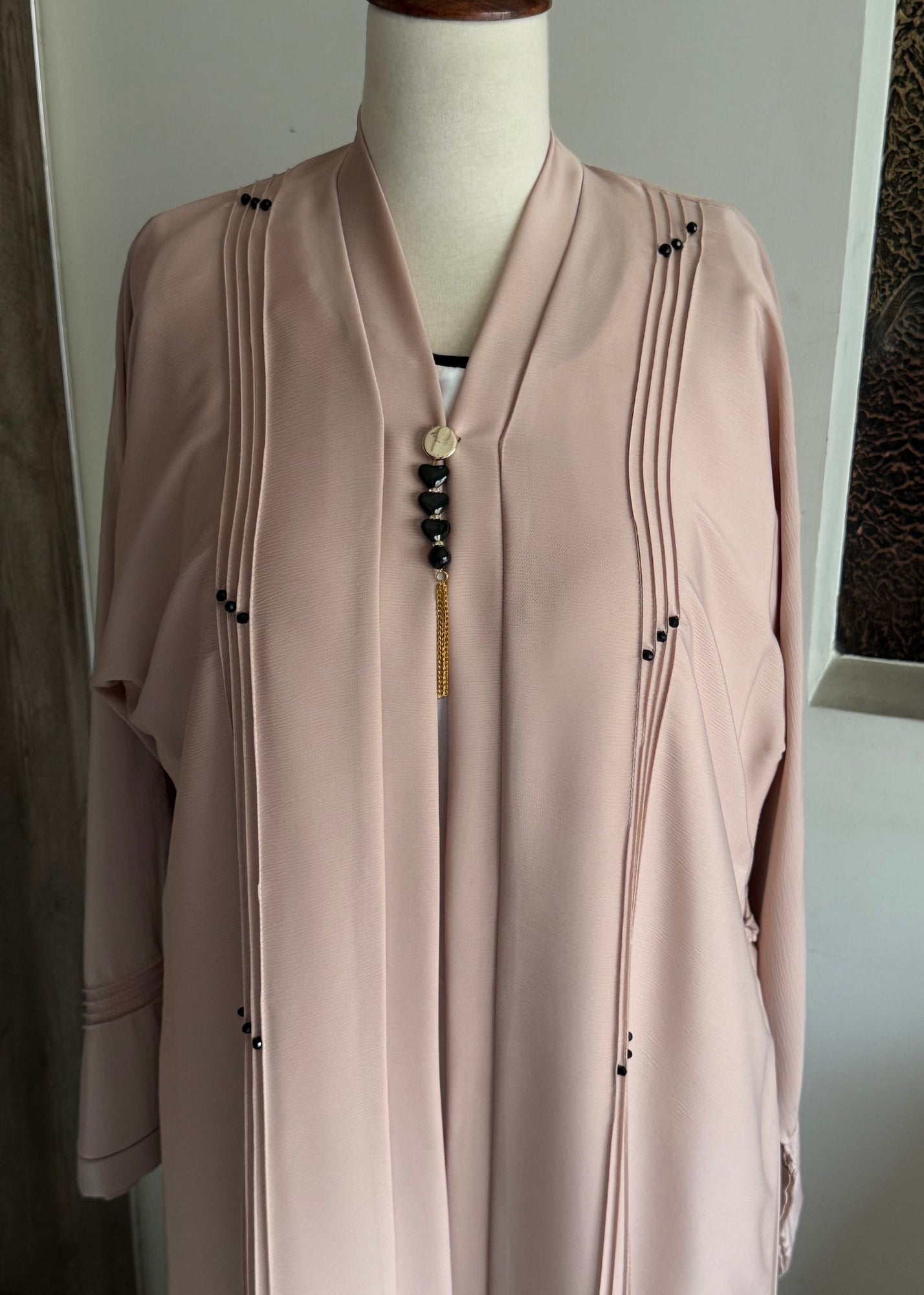 nidha Abaya in Rose pink