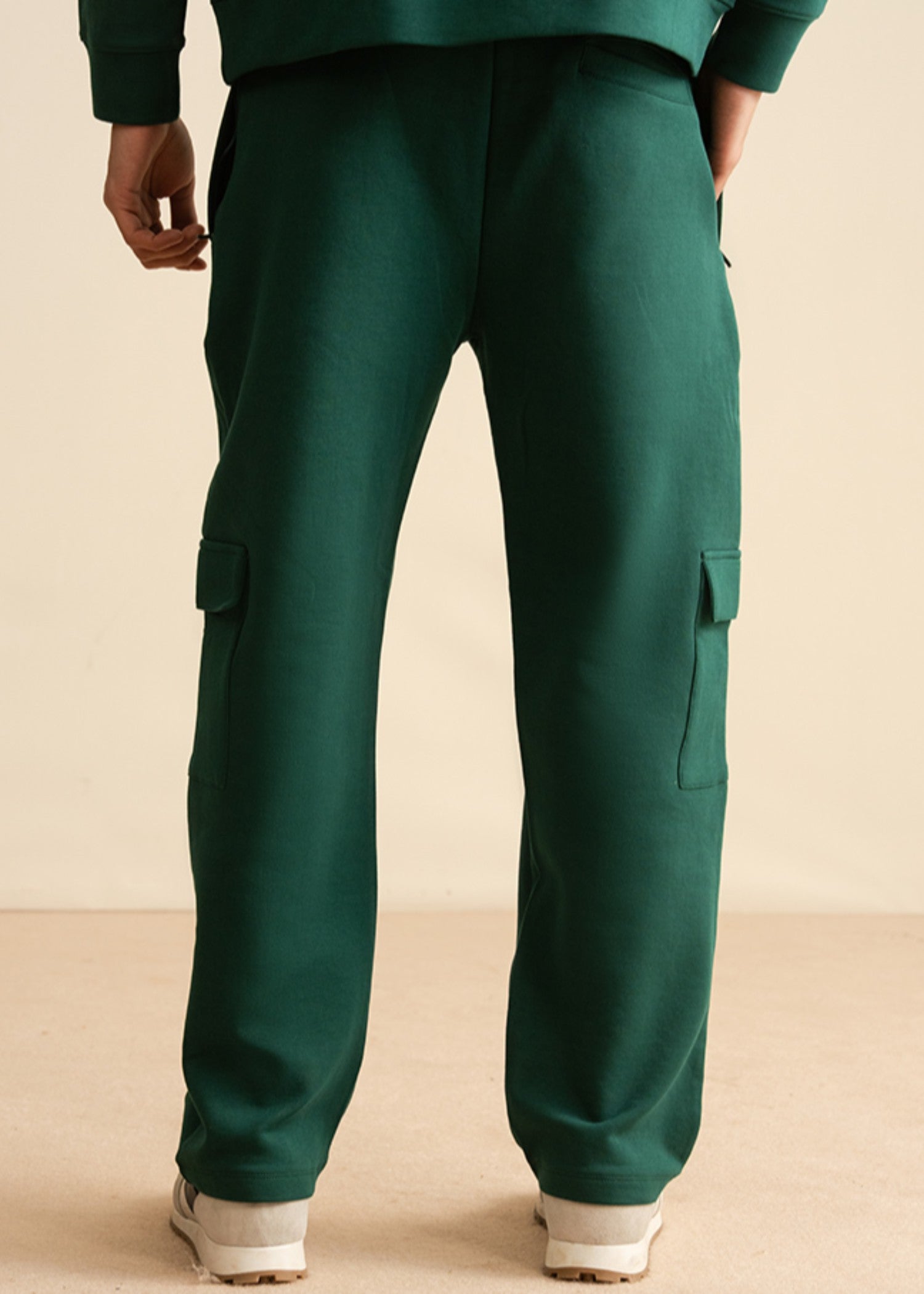 linen Trousers in Green
