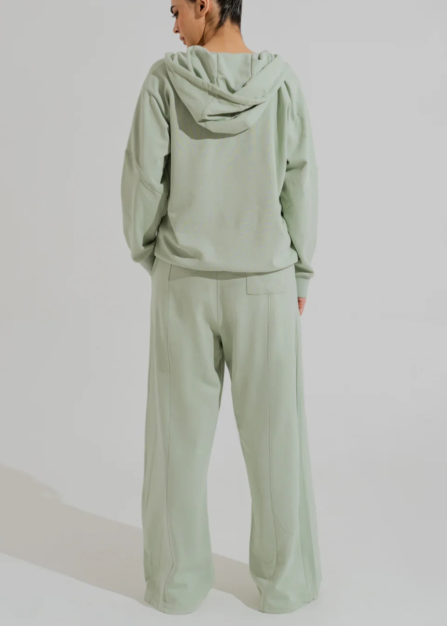 cotton Trousers in Sage green