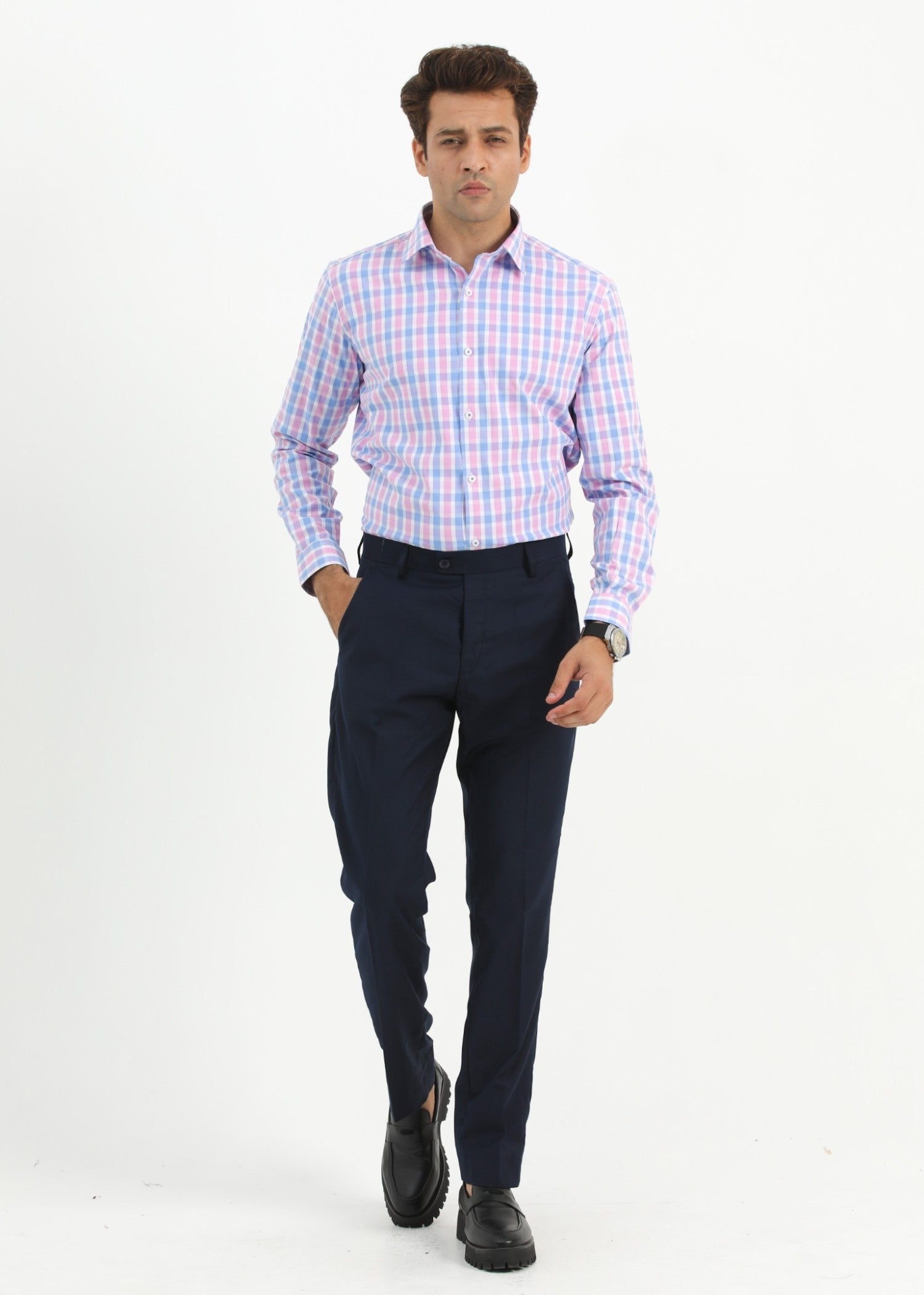 cotton Formal Shirt in Multi