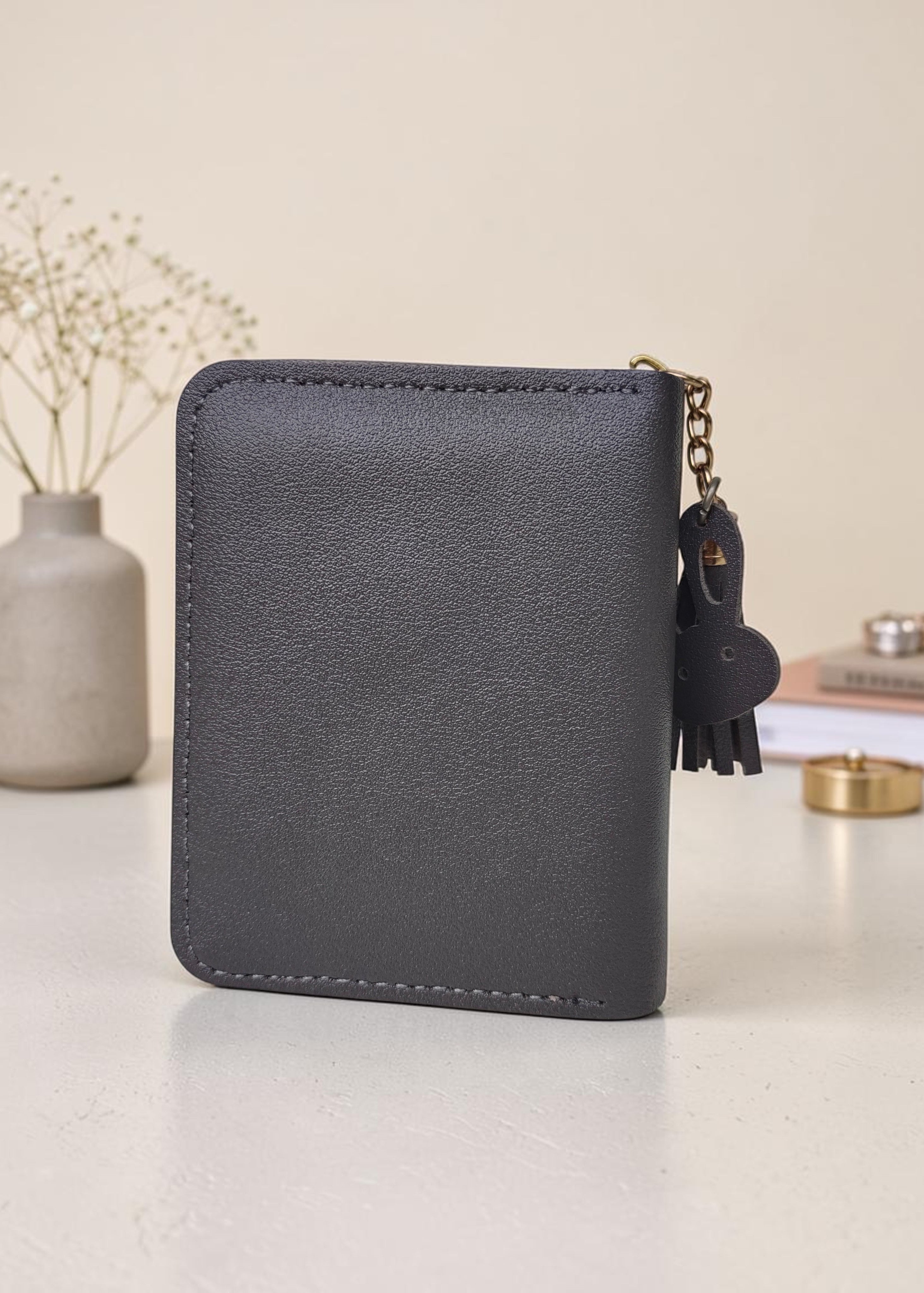 Wallet in Dark grey Color by - Trendy Women Wallet APC6725