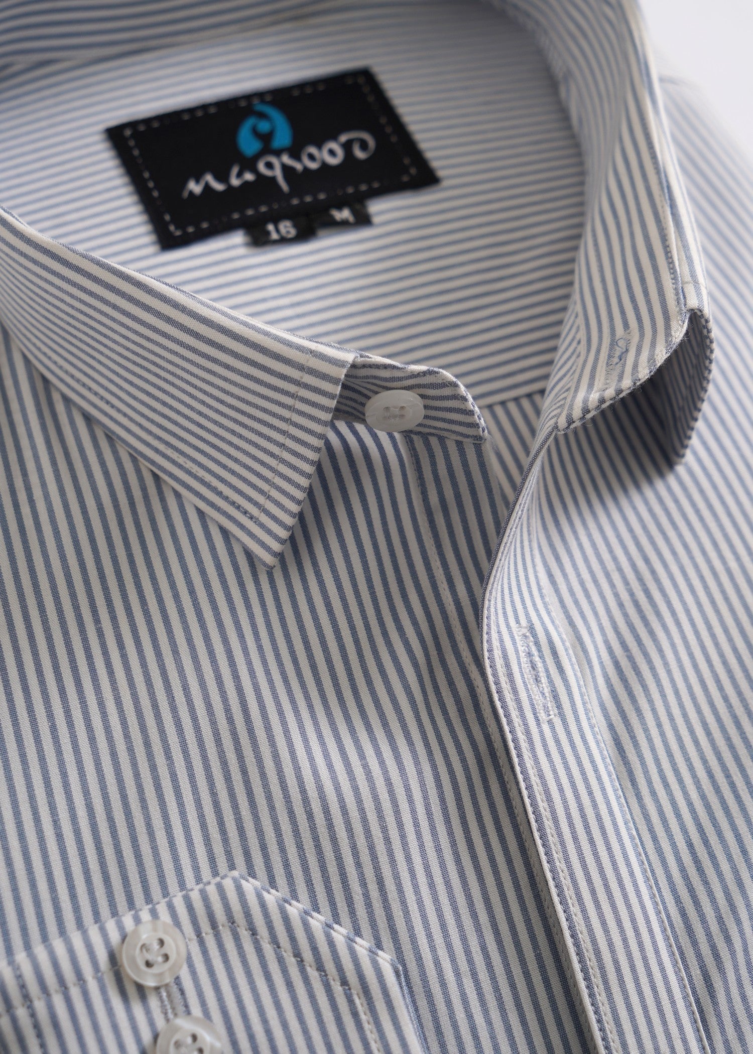cotton Casual Shirt in Pastel grey