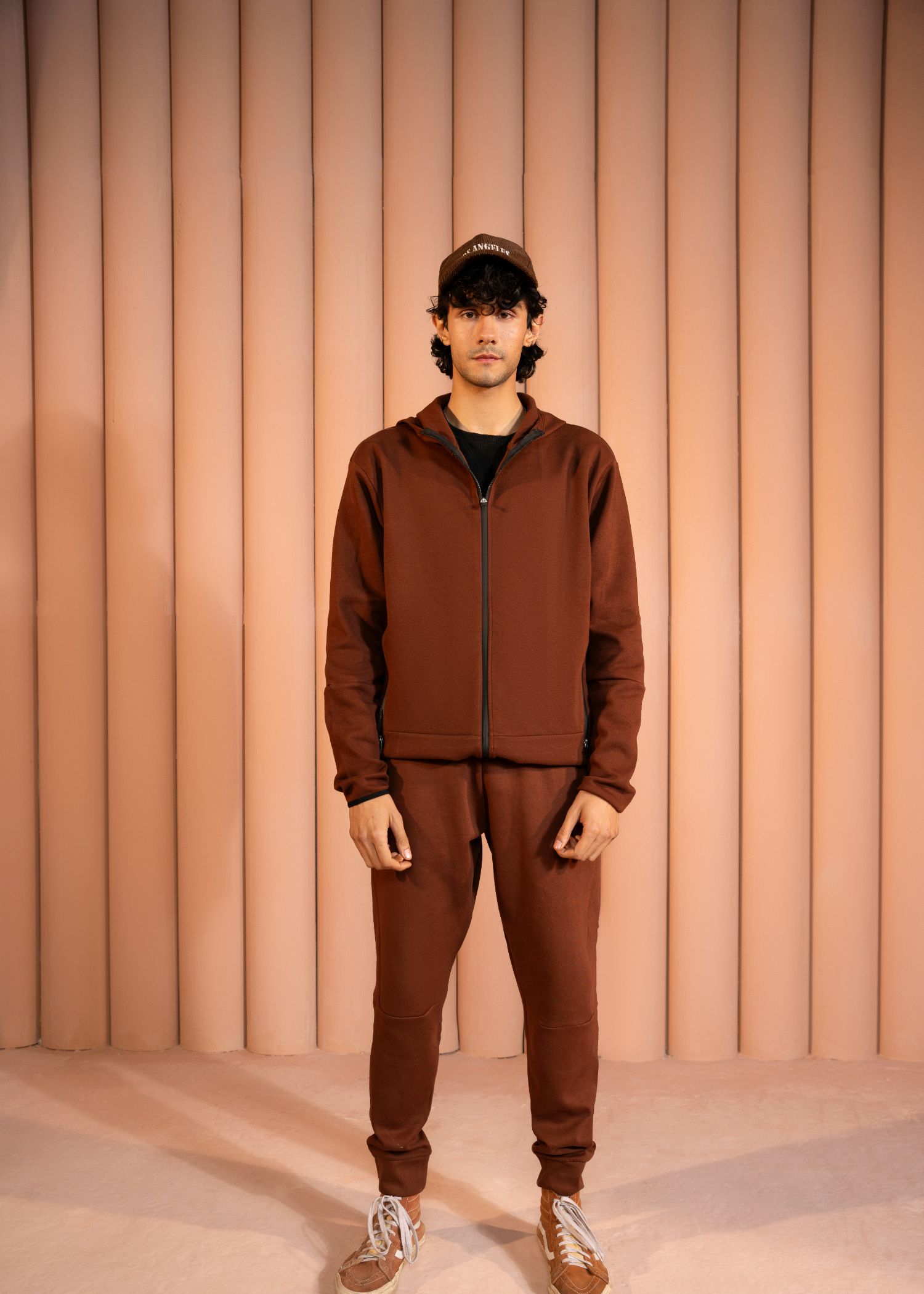 fleece Trousers in Brown