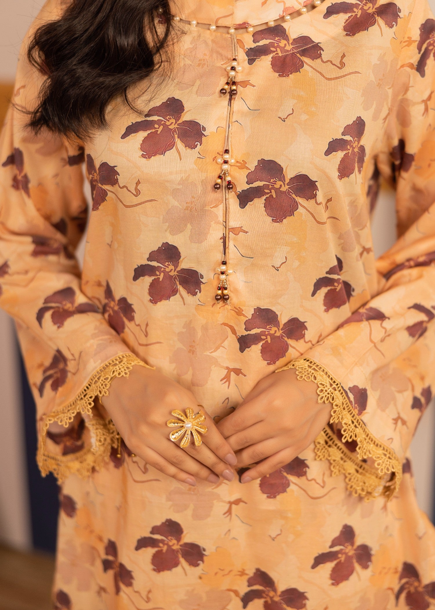 lawn Co Ord Sets in Marmalade orange