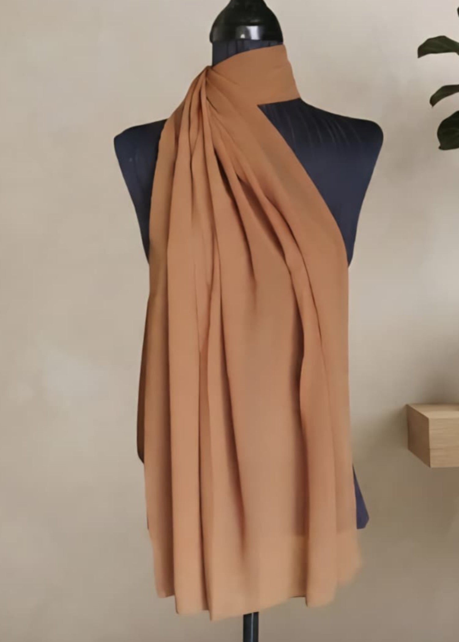 Scarf in Hazelwood brown Color by - Trendy Women Scarf XXR6995