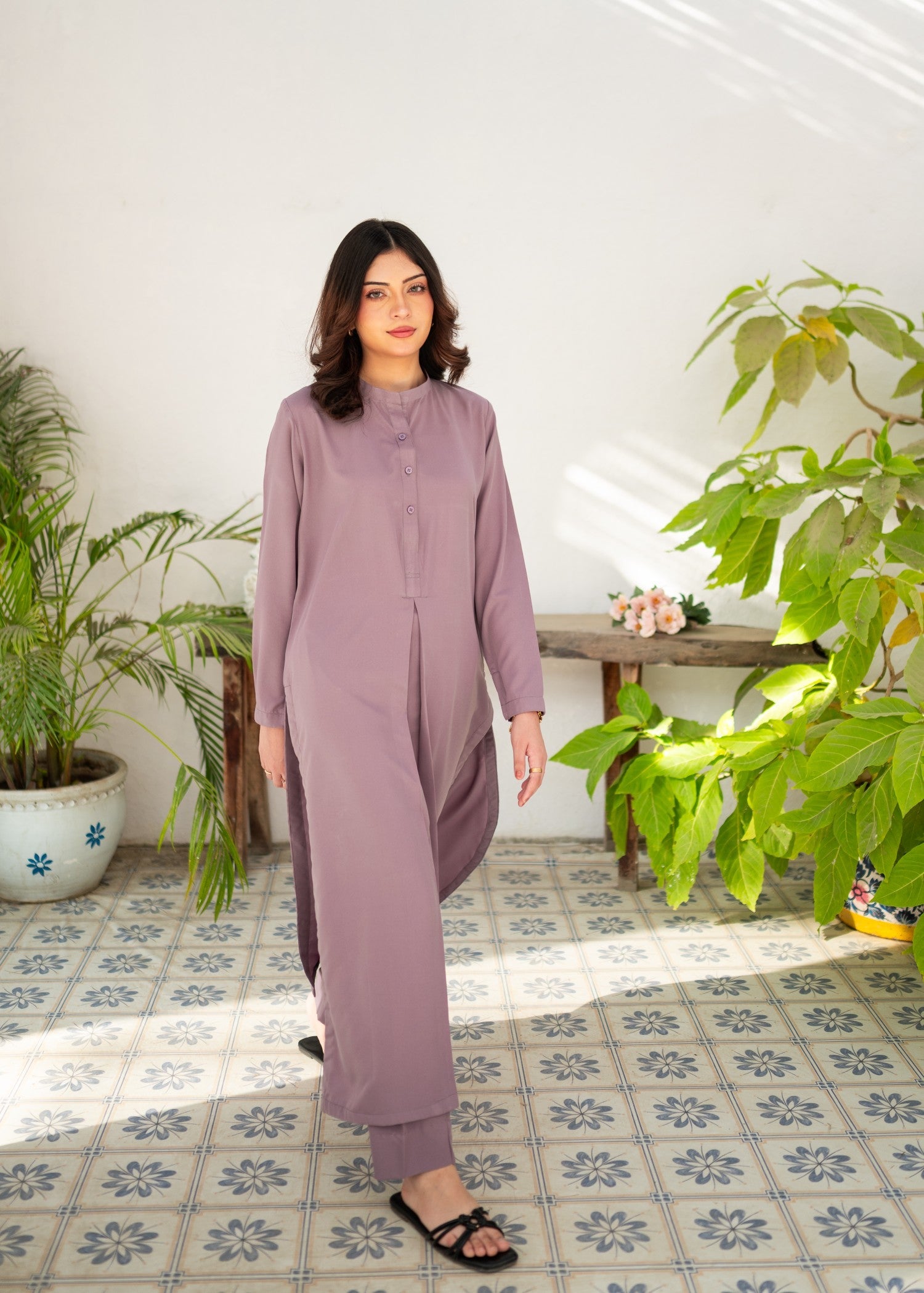 poly grip Co Ord Sets in Frosted lavender