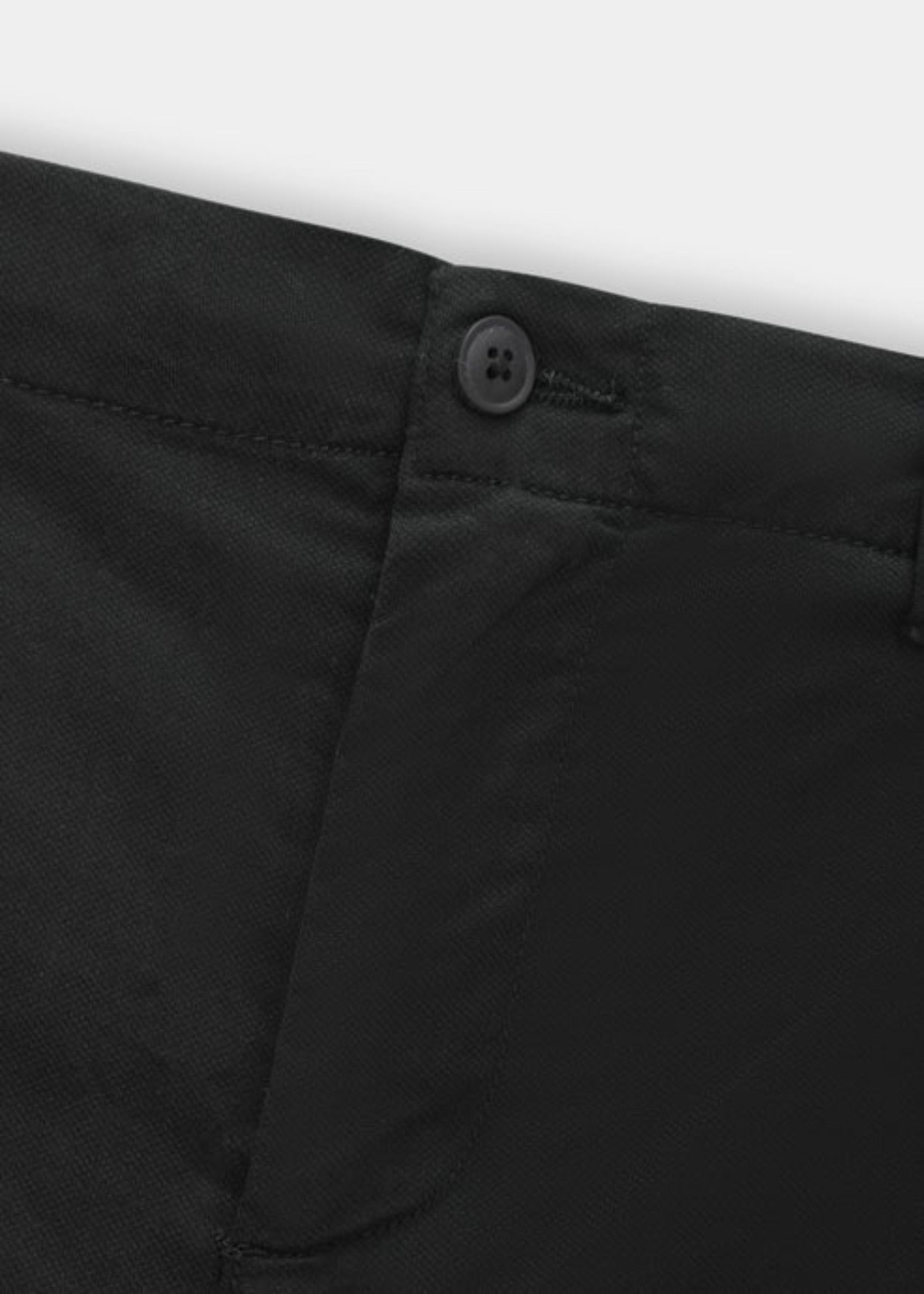 cotton satin Pants in Black