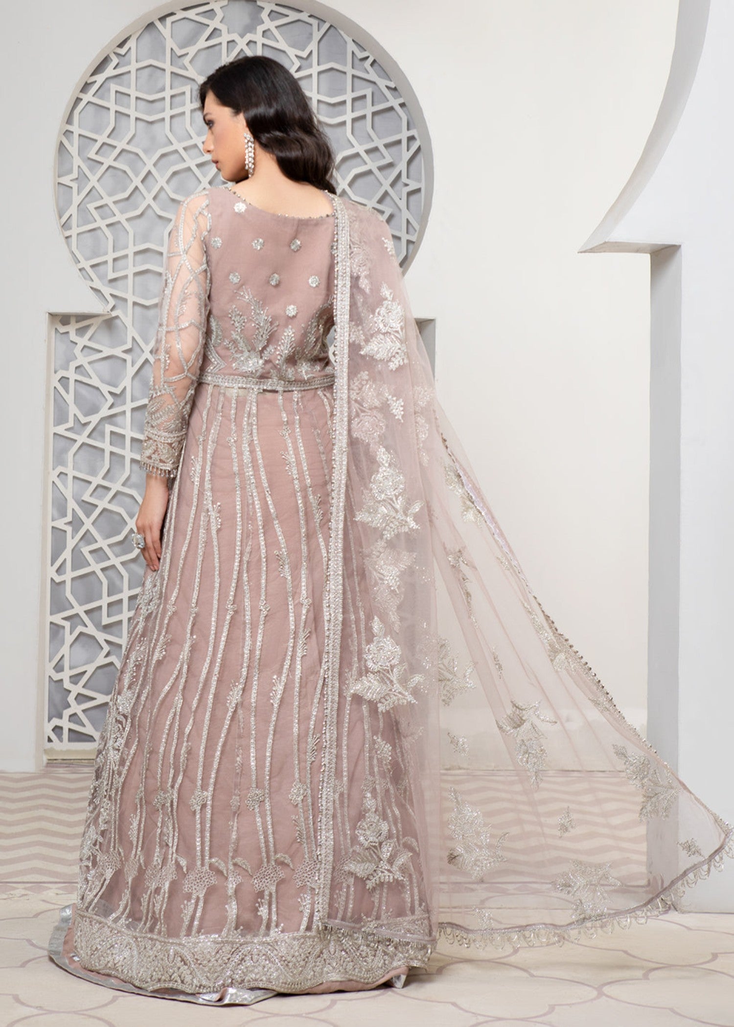 net Maxi in Rose pink