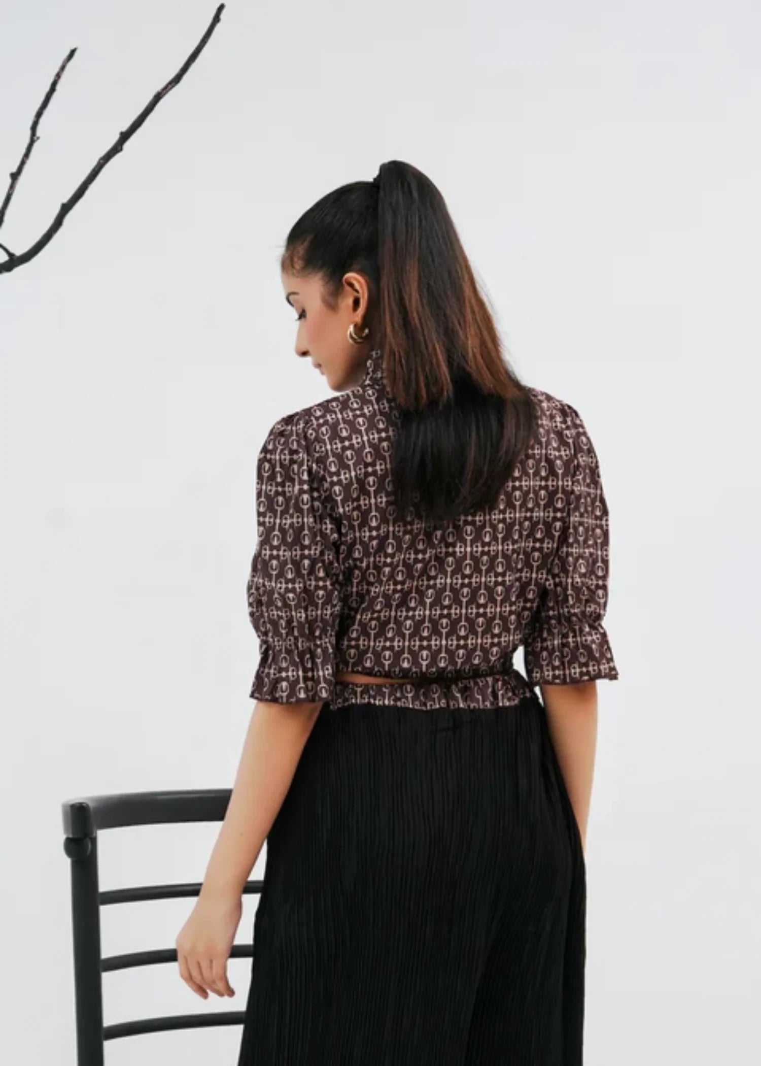chiffon Co Ord Sets in Brown