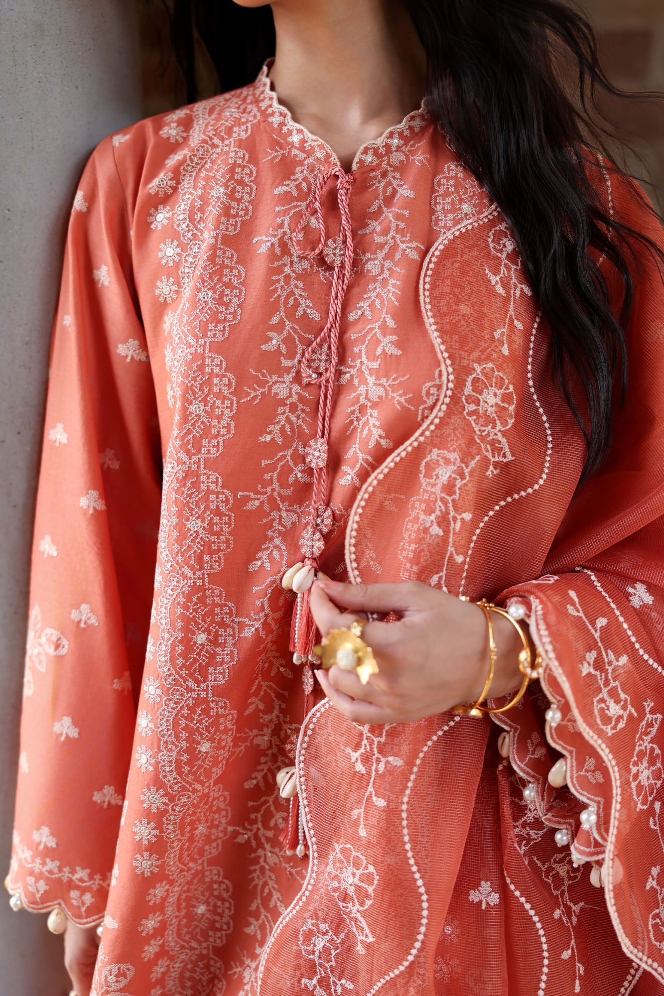 Eid Lawn Edit – Amber Mist