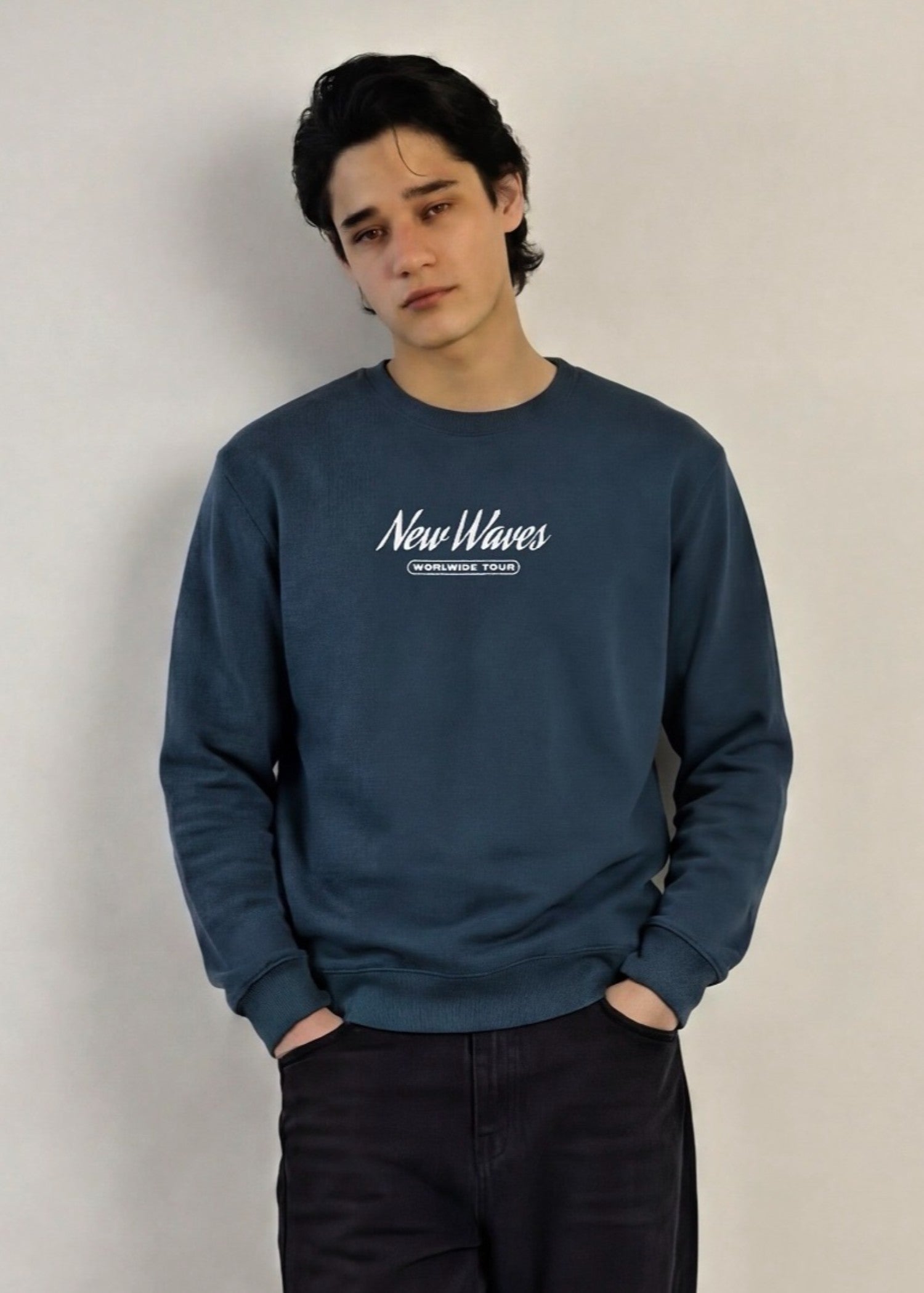 polycotton Sweatshirt in Teal