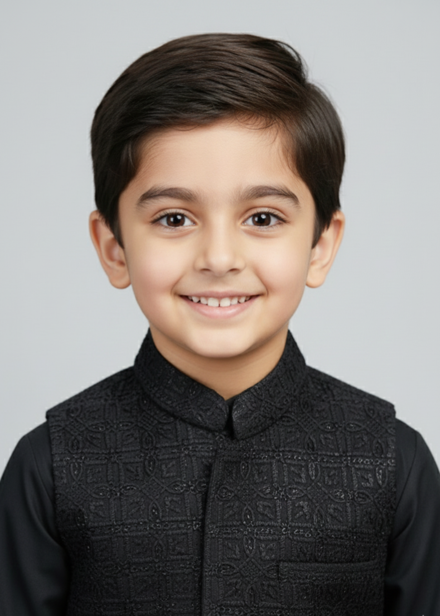 suiting Waistcoat in Matte black