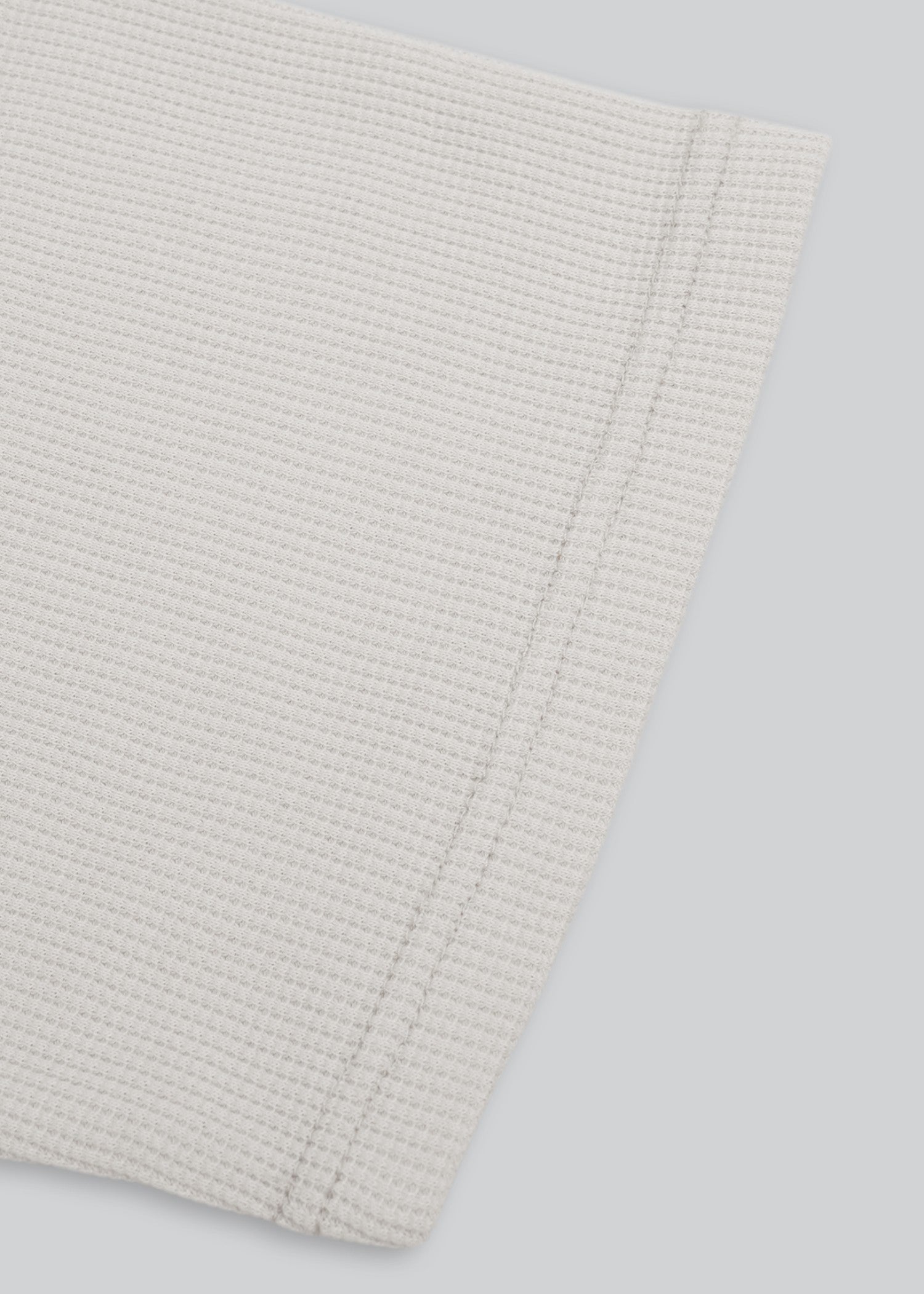 single jersey knit Polo Shirt in Timberwolf