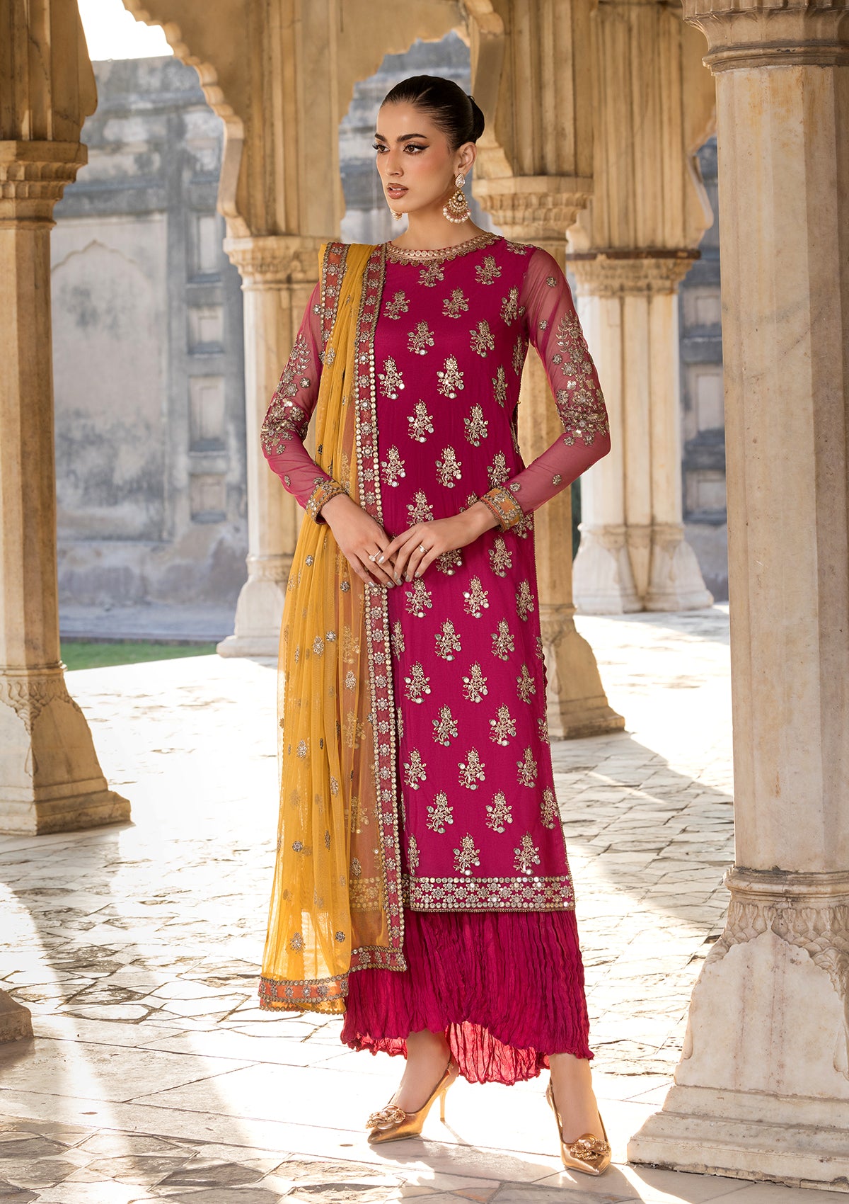 net Unstitched in Red